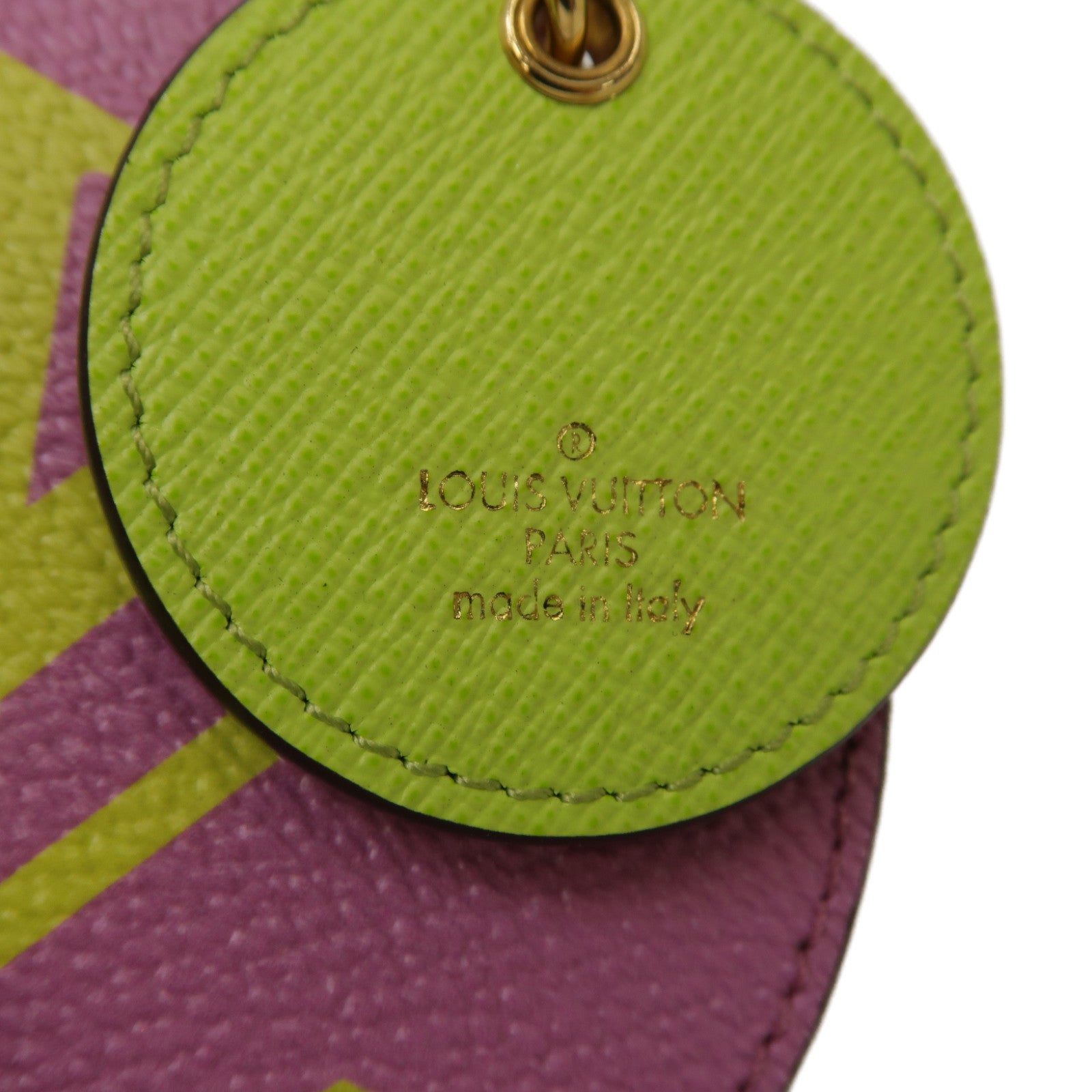 LOUIS VUITTON 【激減優惠】Monogram Giant Portocre Ilustre Keychain金扣鑰匙扣彩色
