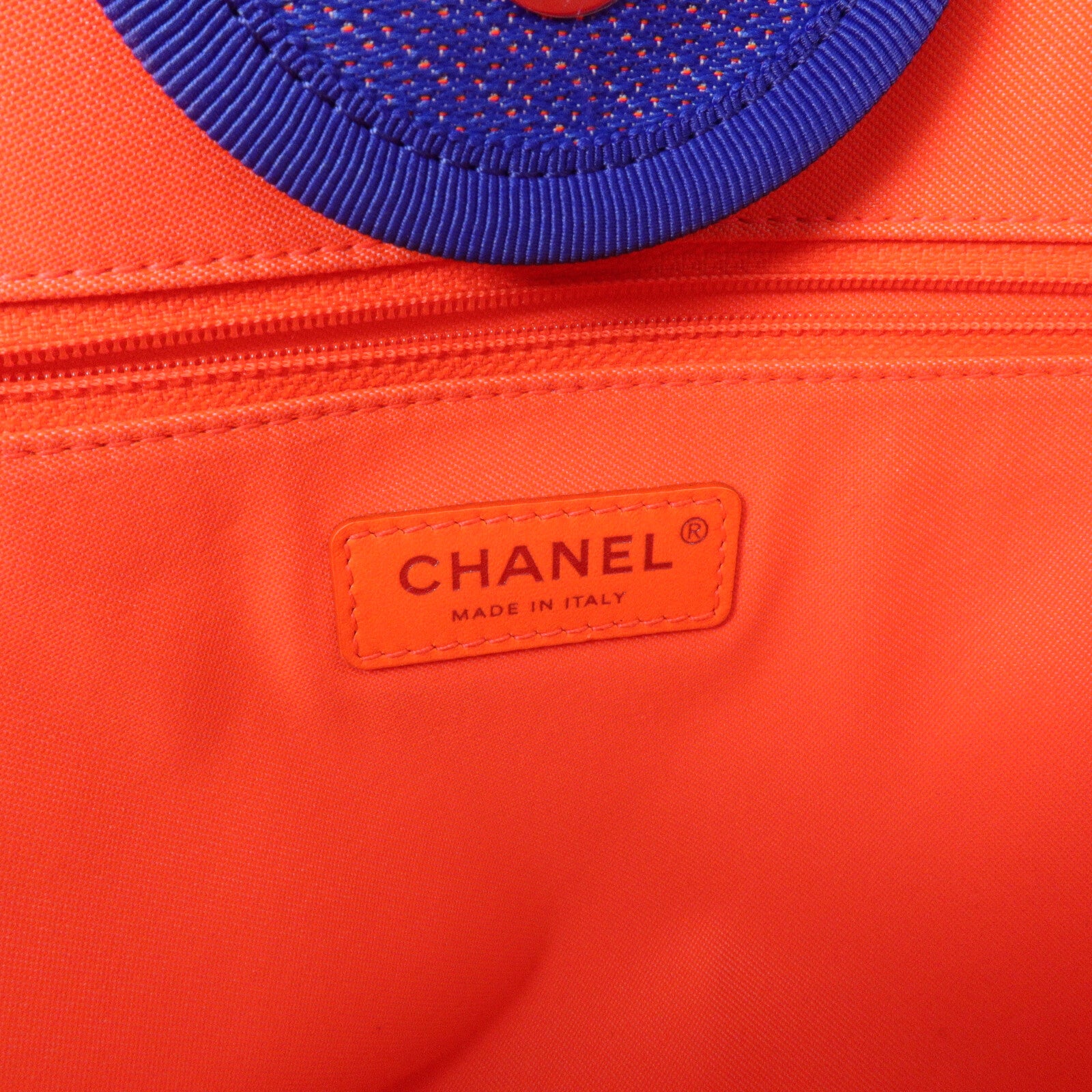 CHANEL 尼龍Deauville Large Tote鏈帶手挽肩背兩用袋