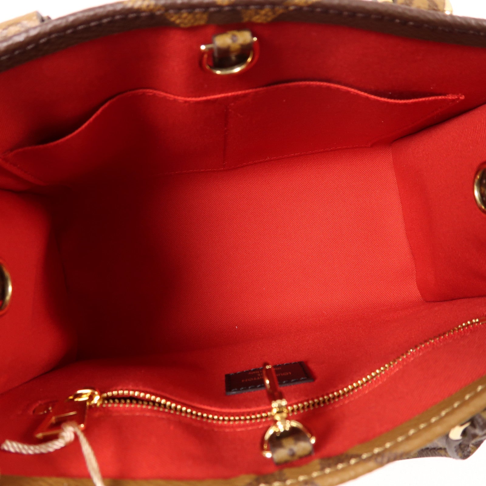 LOUIS VUITTON Monogram Giant OnTheGo PM金扣手挽肩背兩用袋棕色