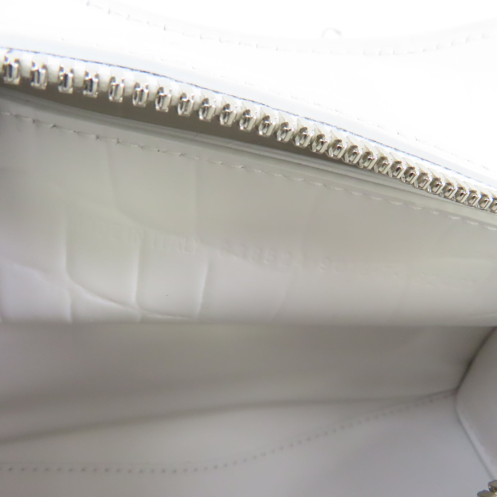 BALENCIAGA 牛皮皮革Neoclassical Mini銀扣手挽肩背兩用袋白色