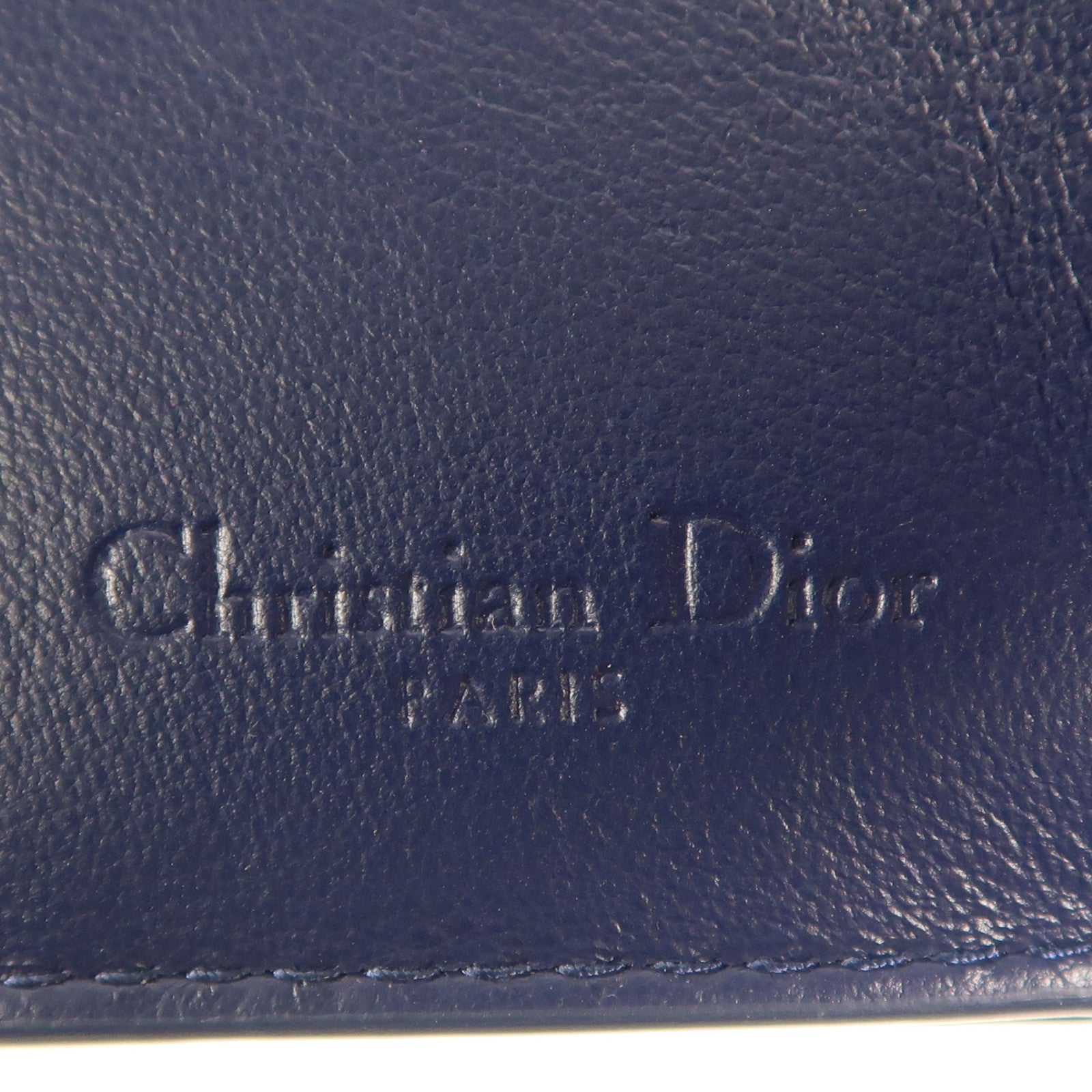 Dior 漆皮皮革Lady Dior Wallet金扣錢包