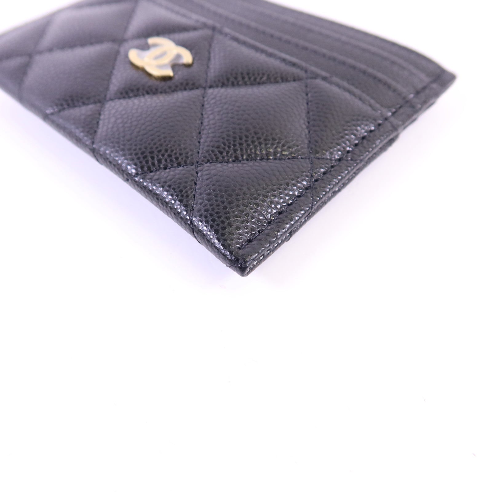 CHANEL 牛皮皮革Card Case金扣卡片套