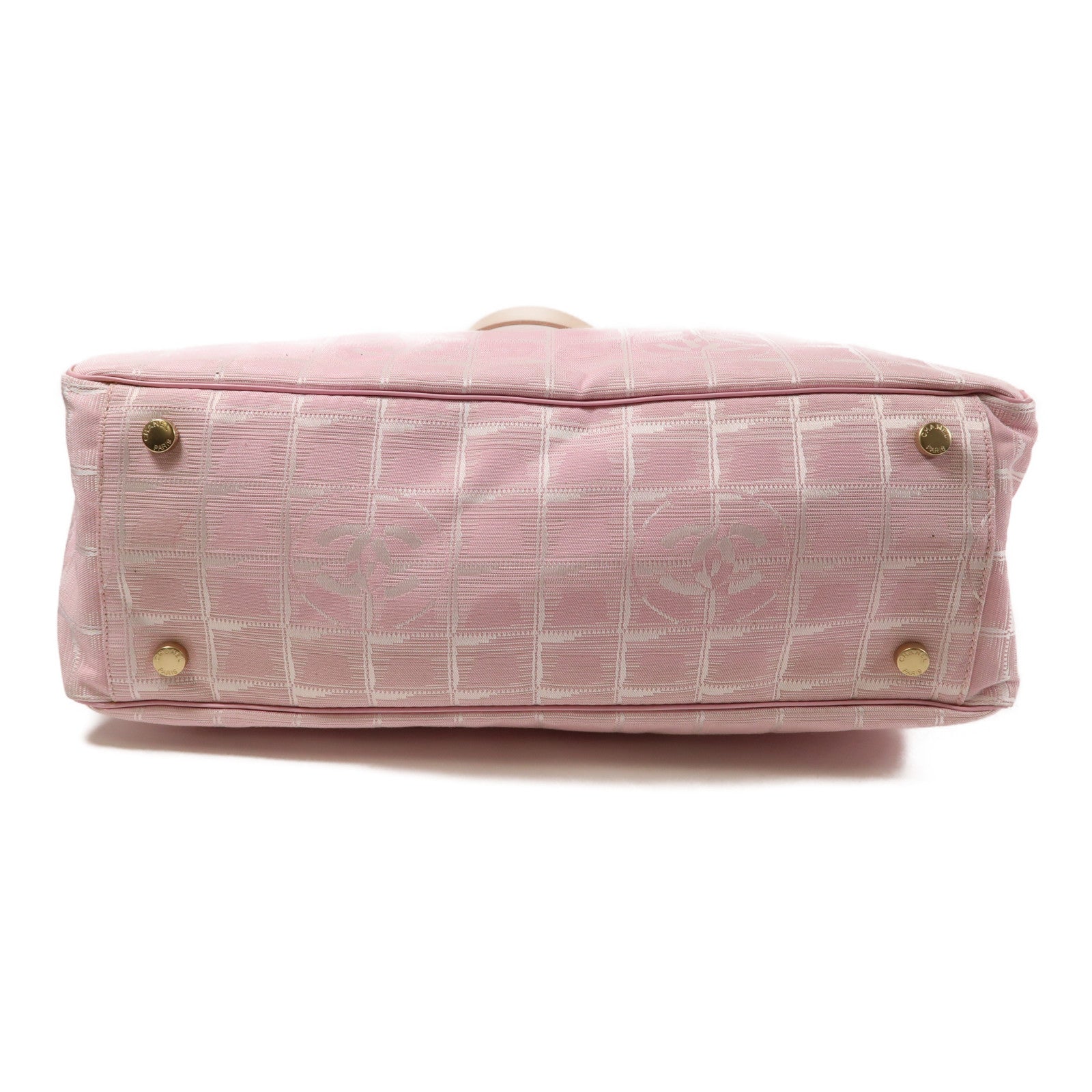 CHANEL 尼龍New Travel Line Tote金扣手挽袋/肩背袋