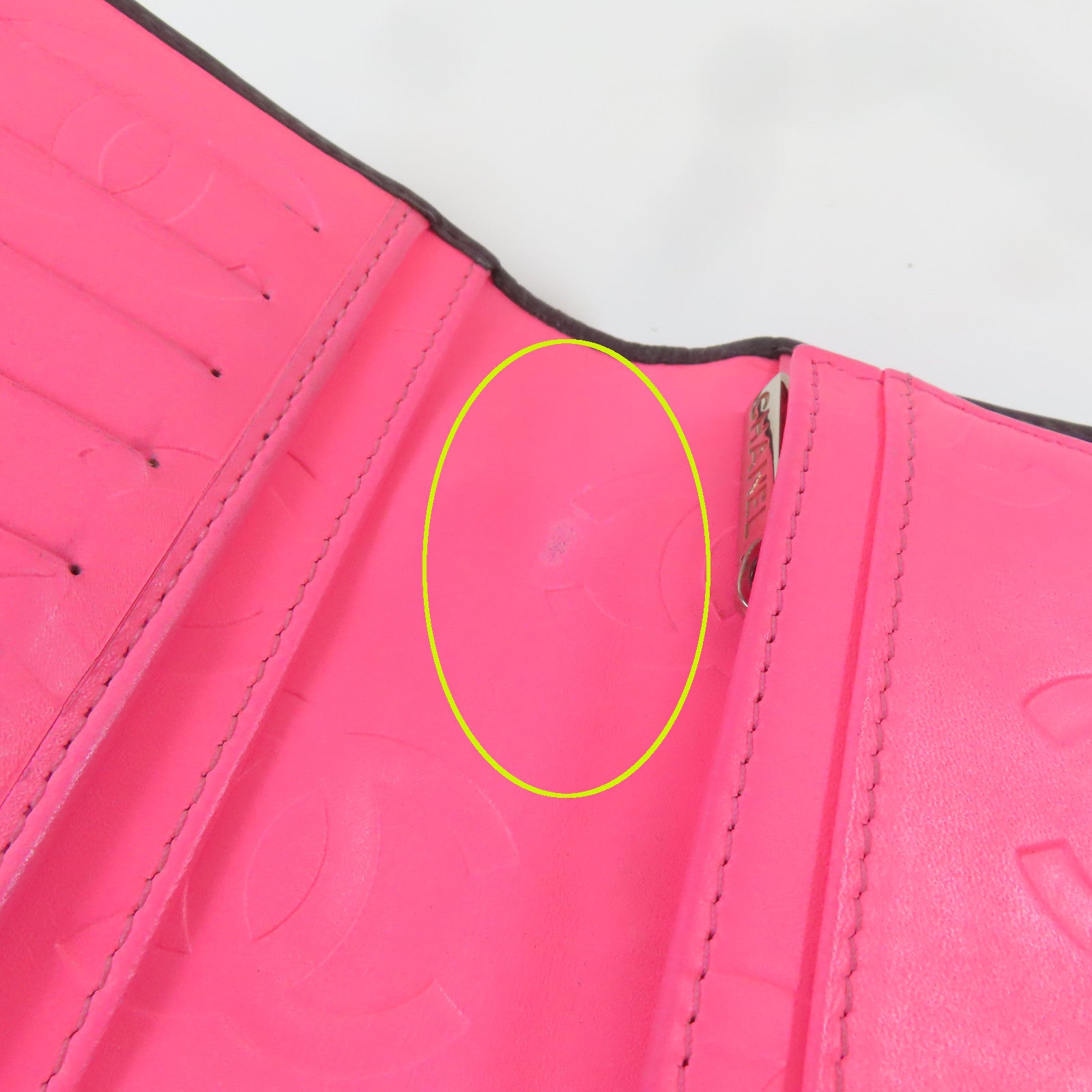 CHANEL 【激減優惠】菱格牛皮皮革Cambon Long Wallet銀扣長钱包黑色