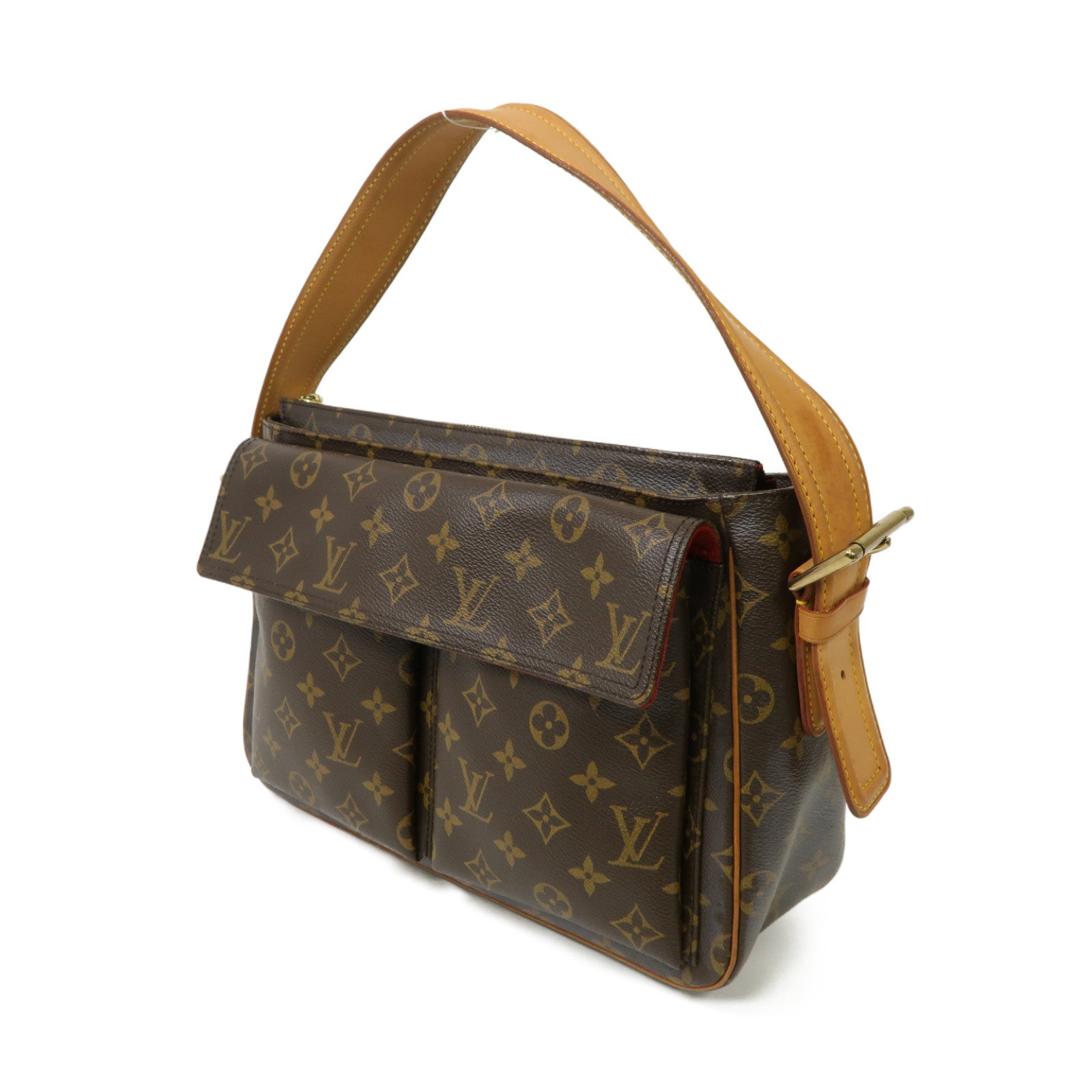 LOUIS VUITTON 【激減優惠】Monogram Viva Cite GM金扣肩背袋啡色