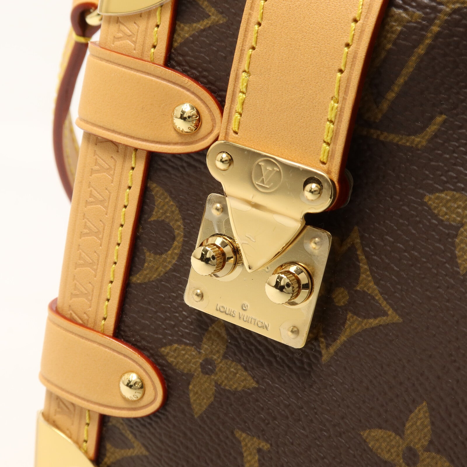 LOUIS VUITTON Monogram Side Trunk PM手挽肩背兩用袋