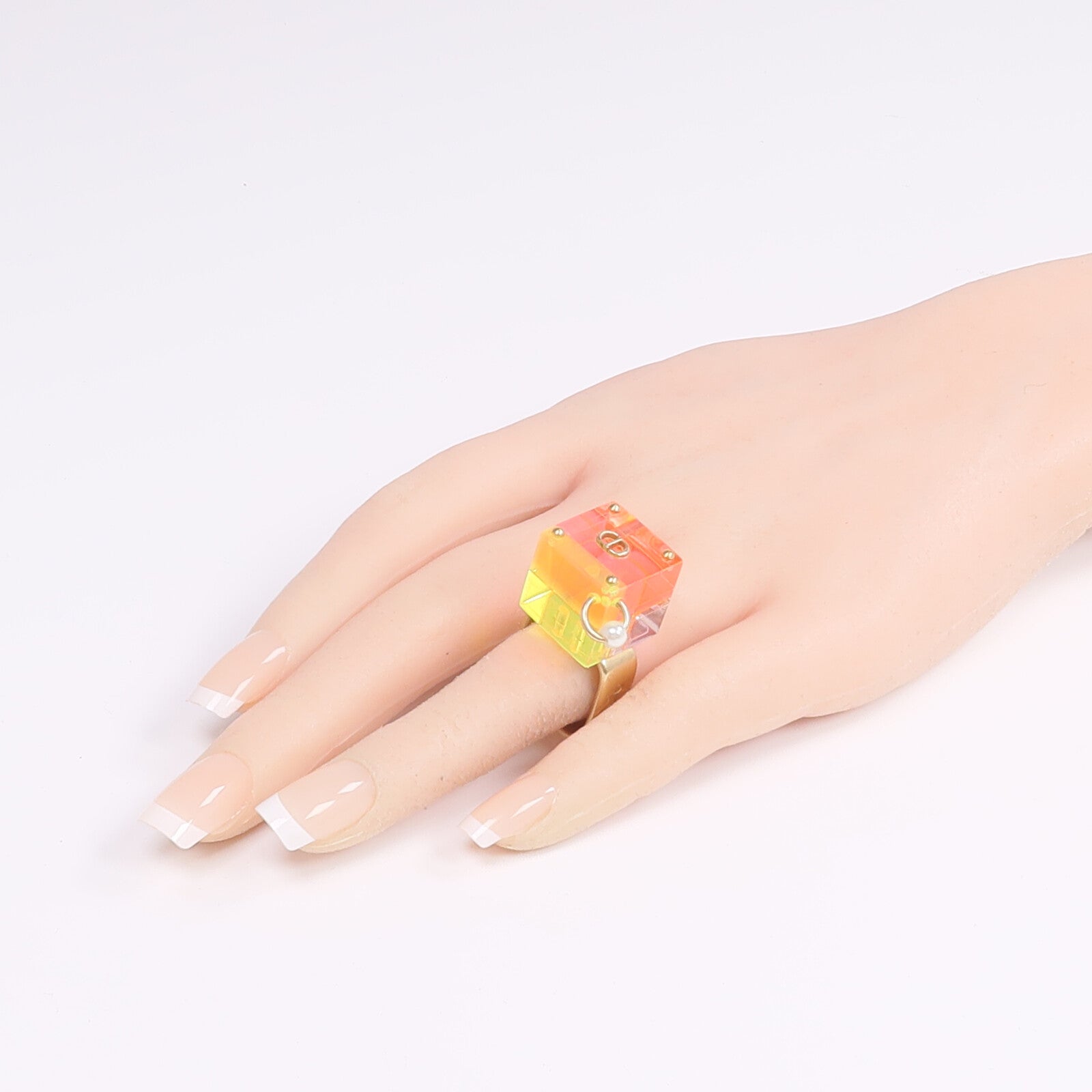 Dior PVC/金屬Ring戒指US#6