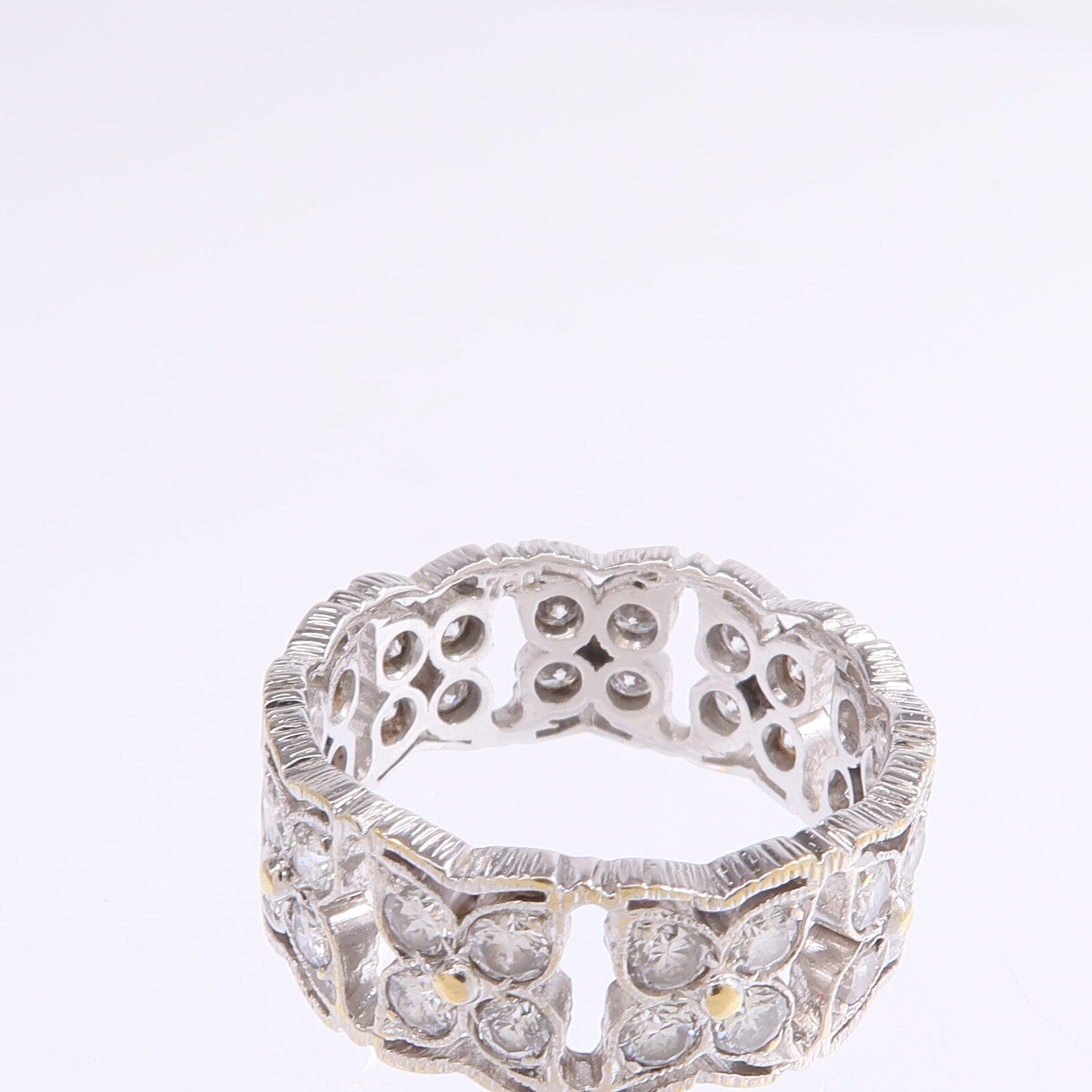JEWELRY 【激減優惠】18K黃金/白金Diamond Ring鑽石戒指US#5.5