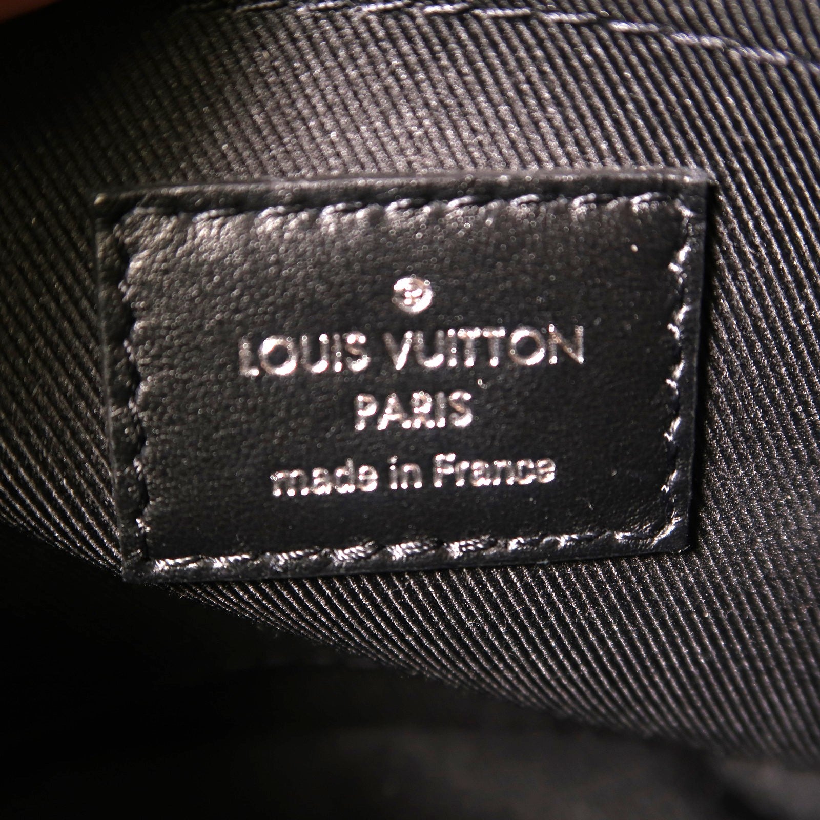 LOUIS VUITTON Monogram Eclipse Mini Soft Trunk肩背袋黑色