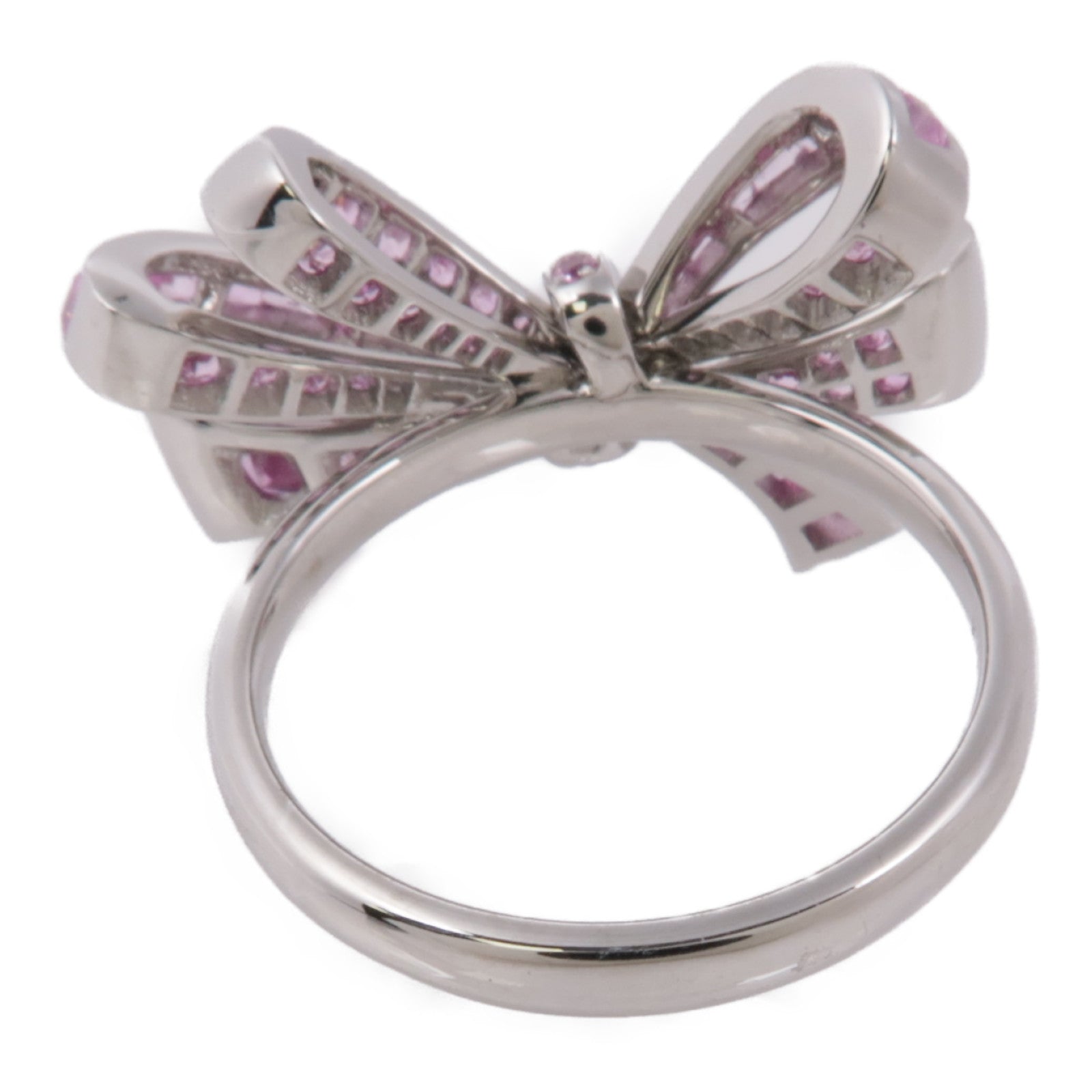 JEWELRY 18K白金Topaz Ring粉紅托帕石戒指US#6
