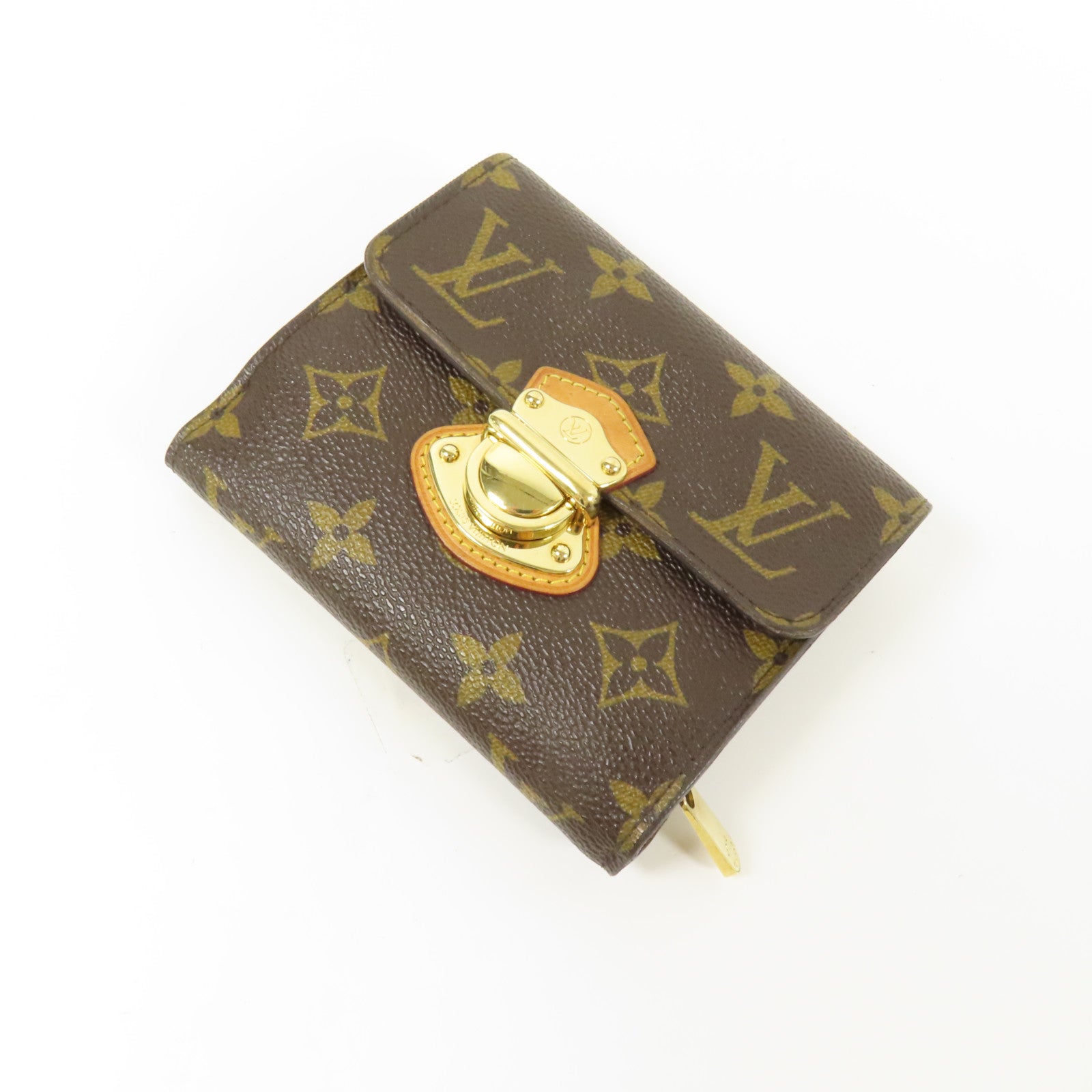 LOUIS VUITTON 【激減優惠】Monogram Portefeuille Joy Wallet金扣錢包