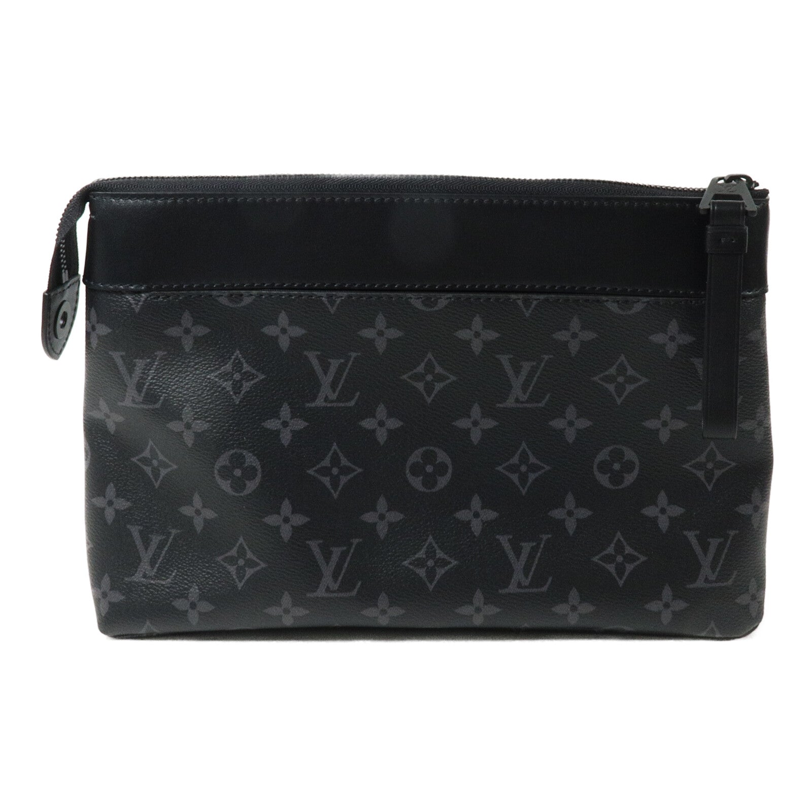 LOUIS VUITTON Monogram Eclipse Pochette Voyage Souple手拿包