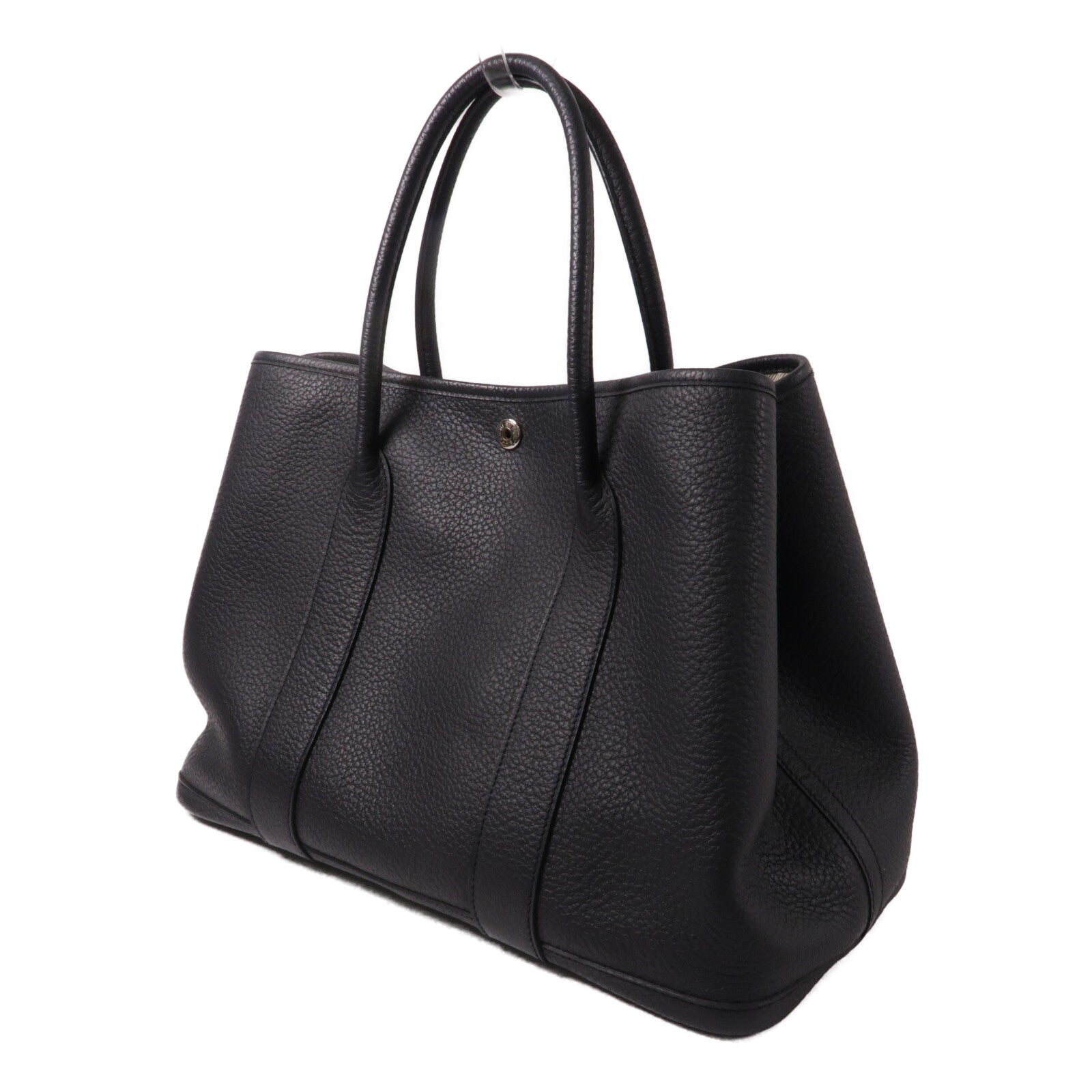 HERMES Negonda皮革Garden Party PM手挽袋Noir