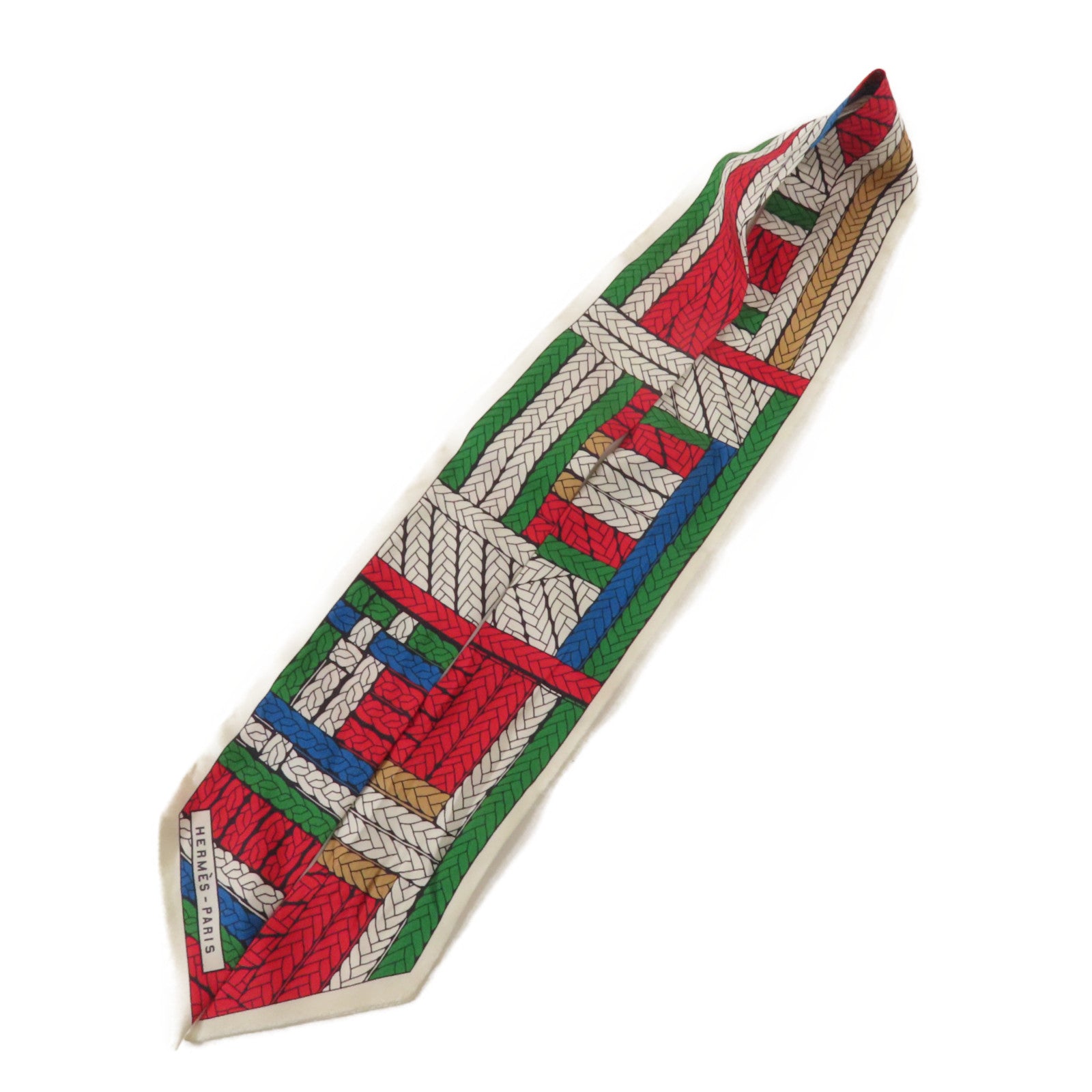 HERMES 絲質Twilly絲巾Multicolor