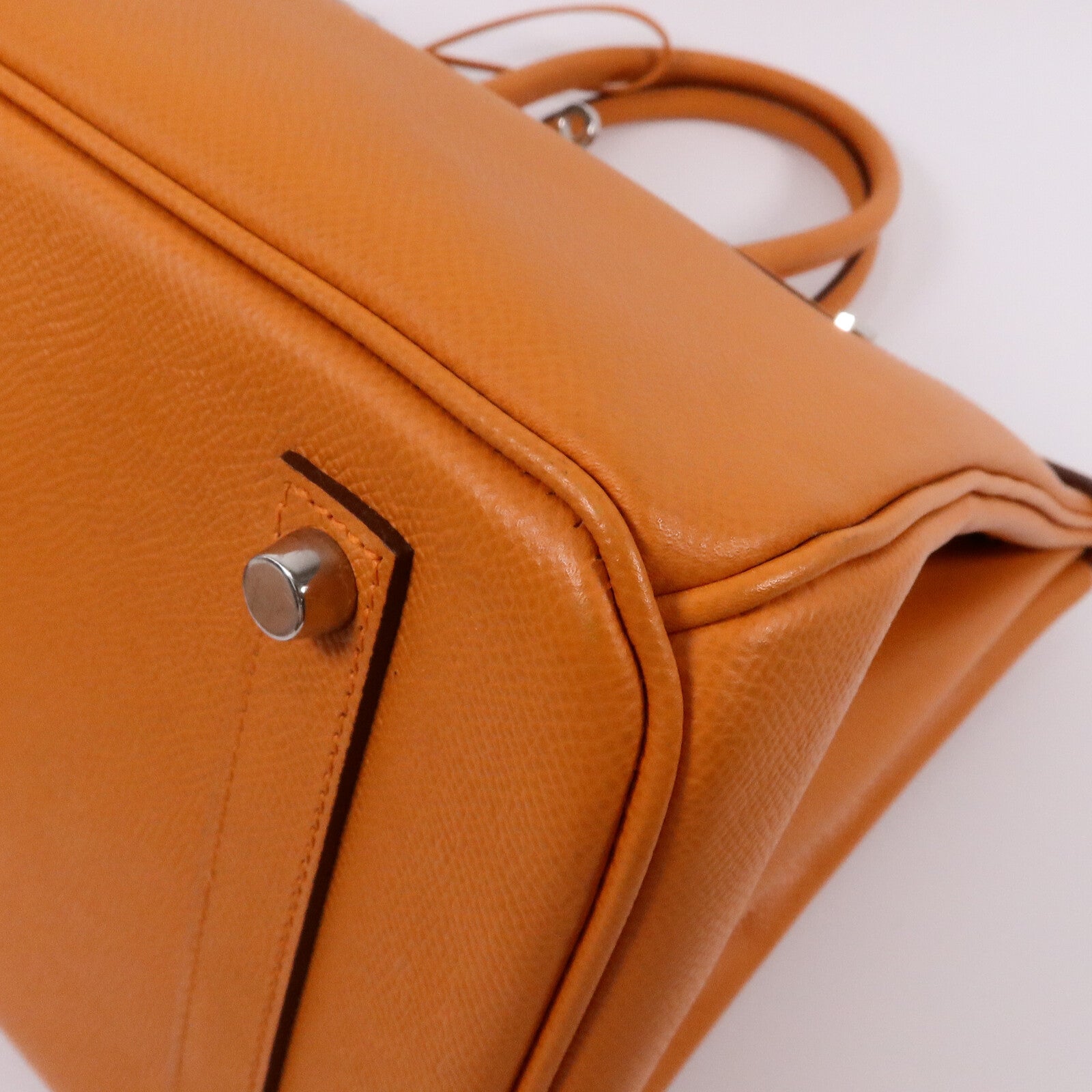 HERMES Epsom皮革Birkin 35手挽袋Orange