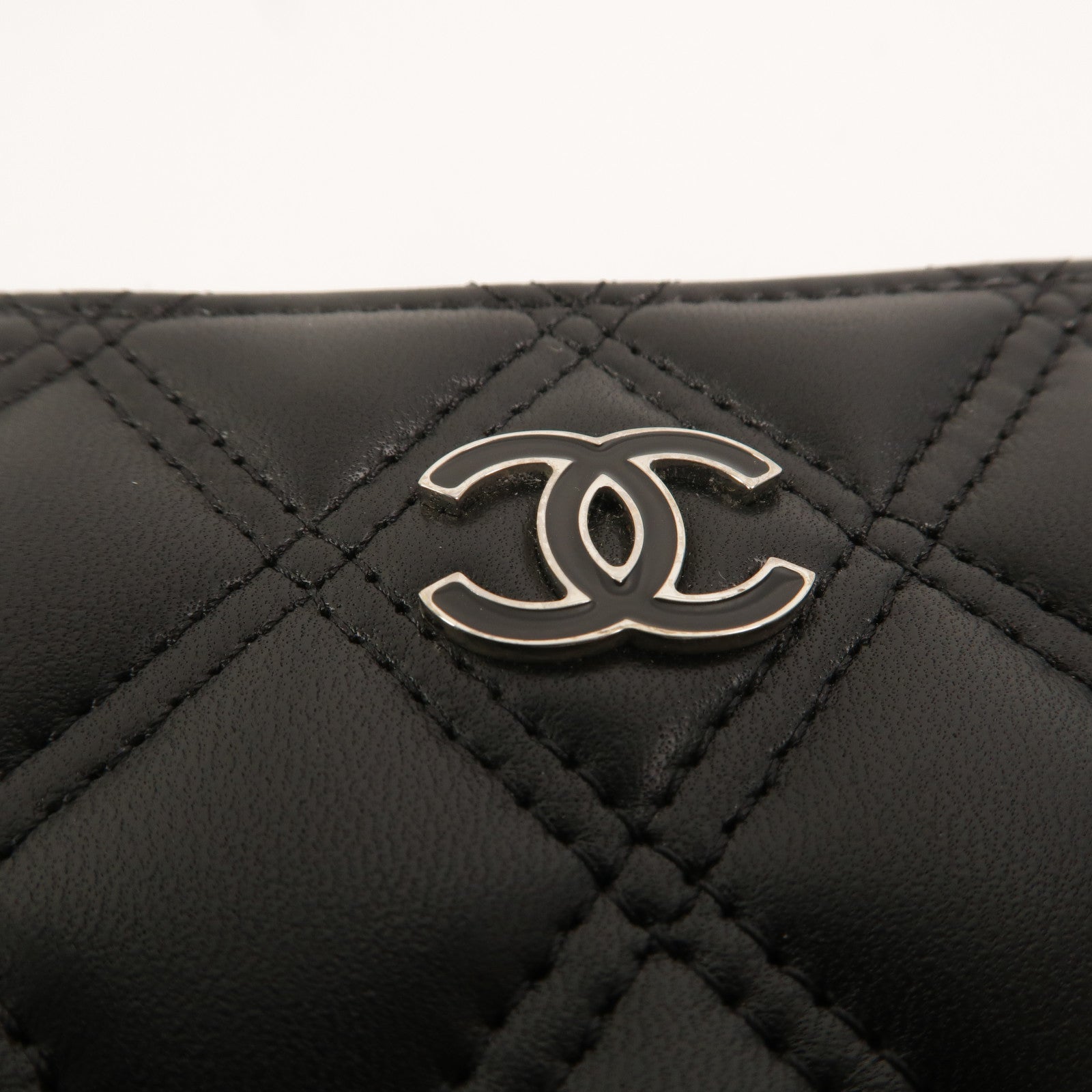 CHANEL 羊皮皮革Zipper Long Wallet長錢包