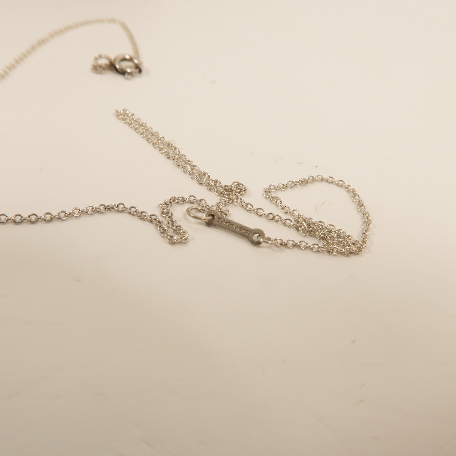 TIFFANY＆CO 925純銀Venezia Luce Necklace Small項鍊