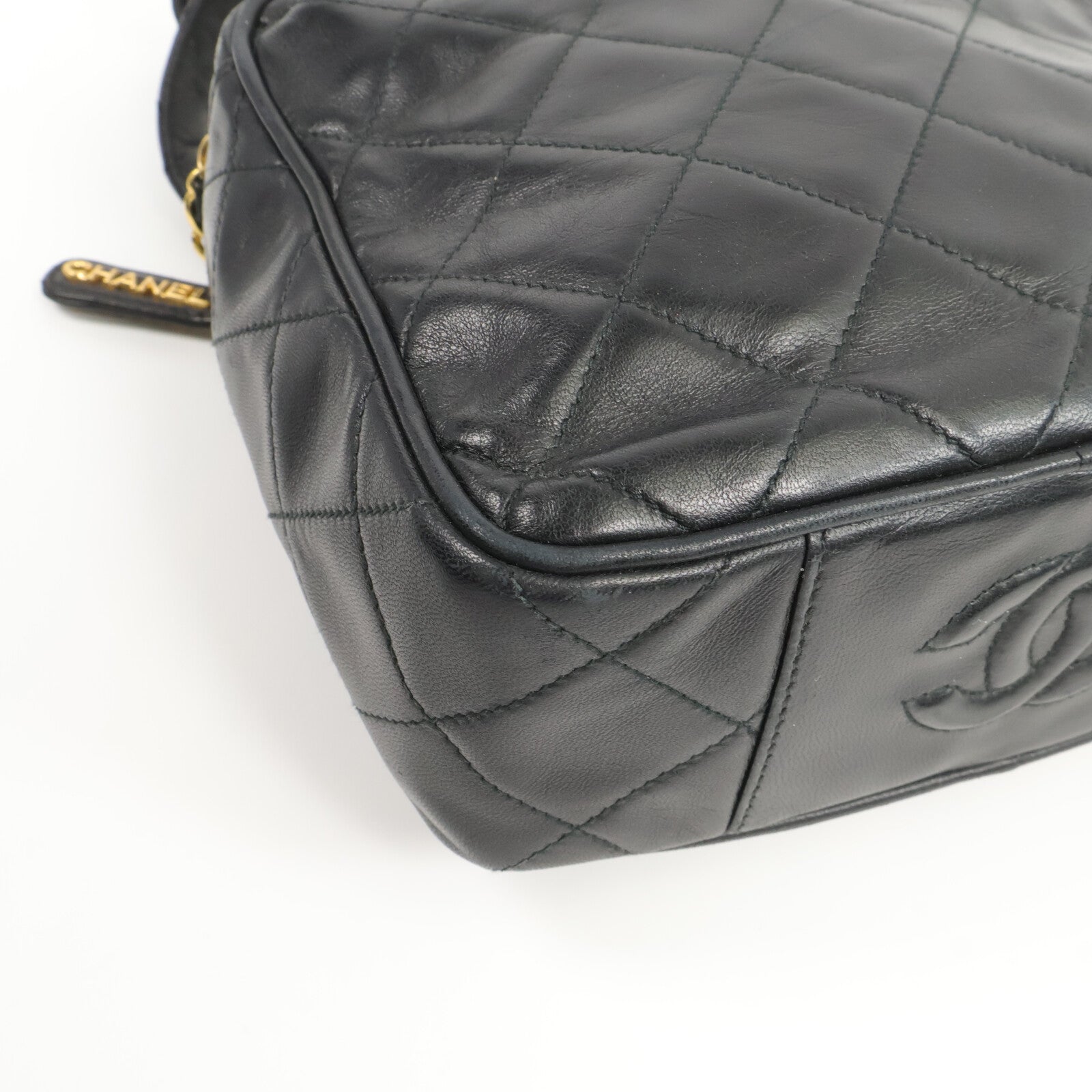 CHANEL 羊皮皮革Vintage Hand Bag手挽袋