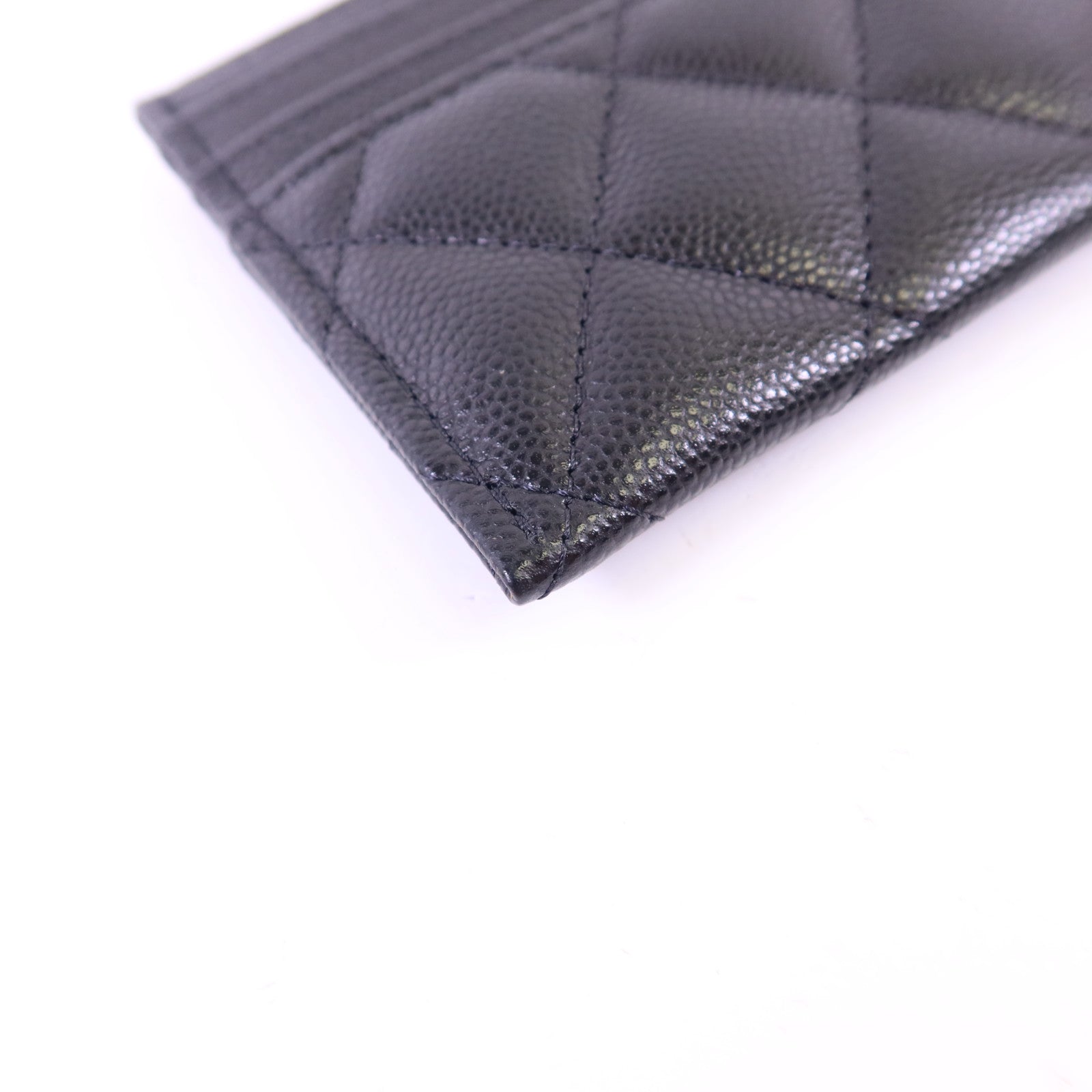 CHANEL 牛皮皮革Card Case金扣卡片套