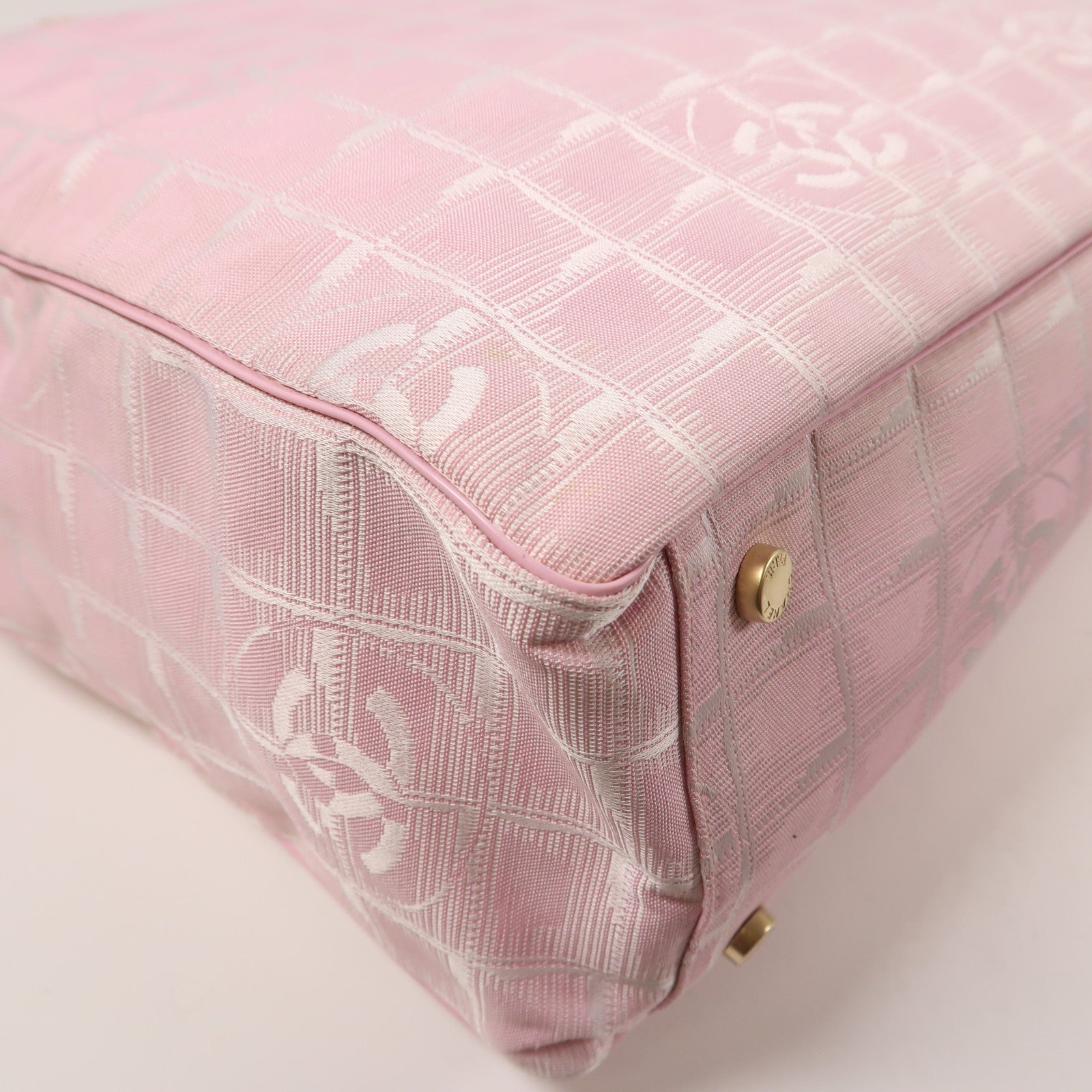 CHANEL 【激減優惠】尼龍New Travel Line Tote金扣手挽袋/肩背袋