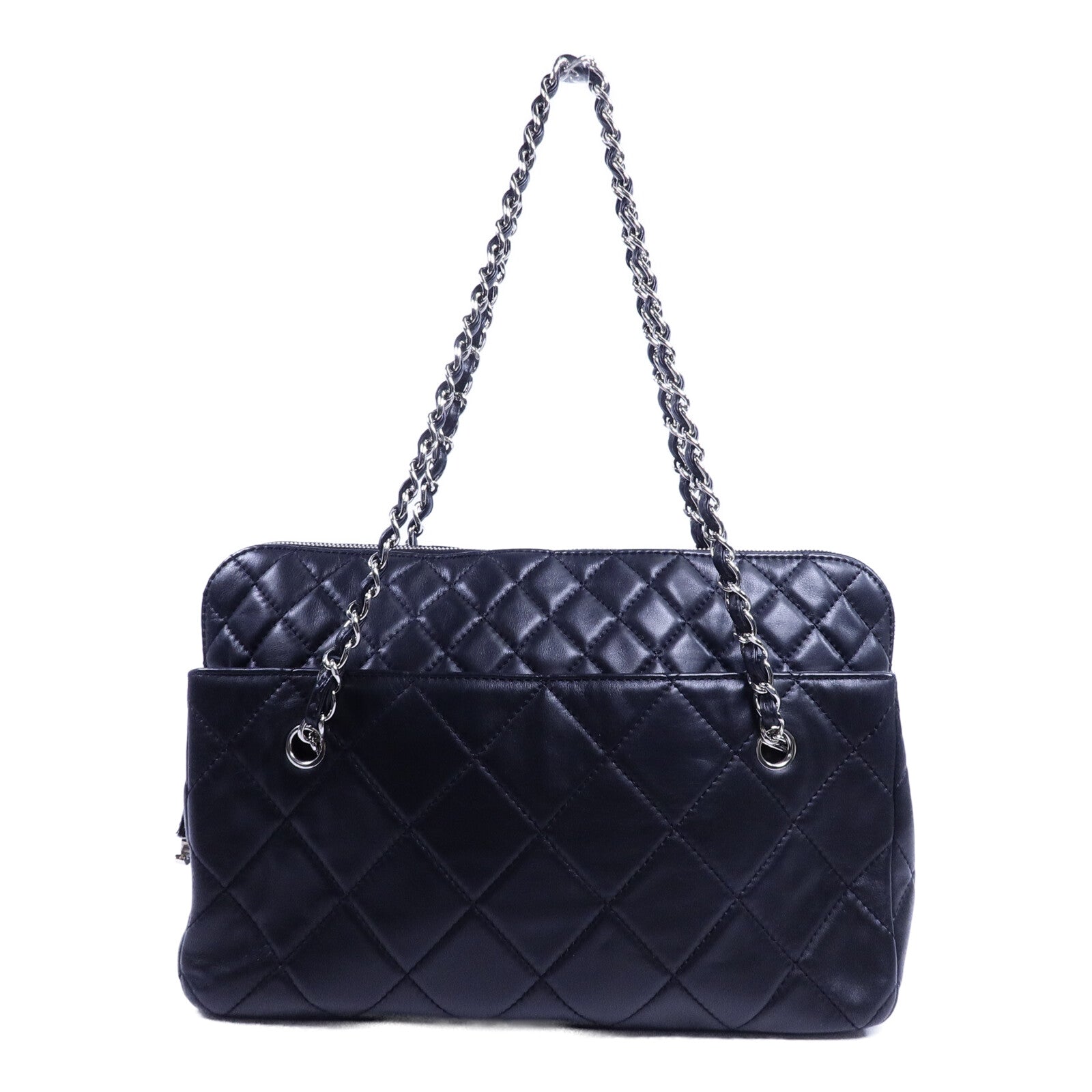CHANEL 牛皮皮革Chain Shoulder Bag鏈帶手挽袋