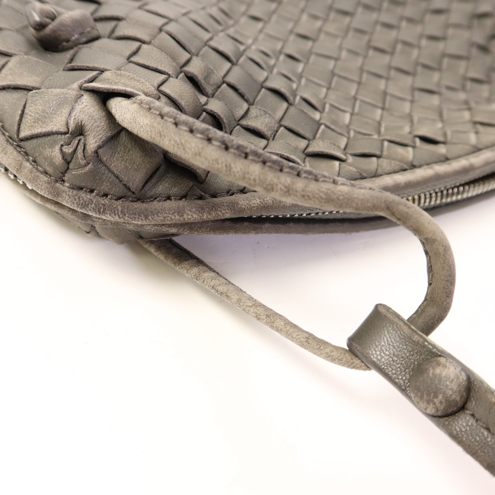 BOTTEGA VENETA 羊皮皮革Shoulder Bag銀扣肩背袋