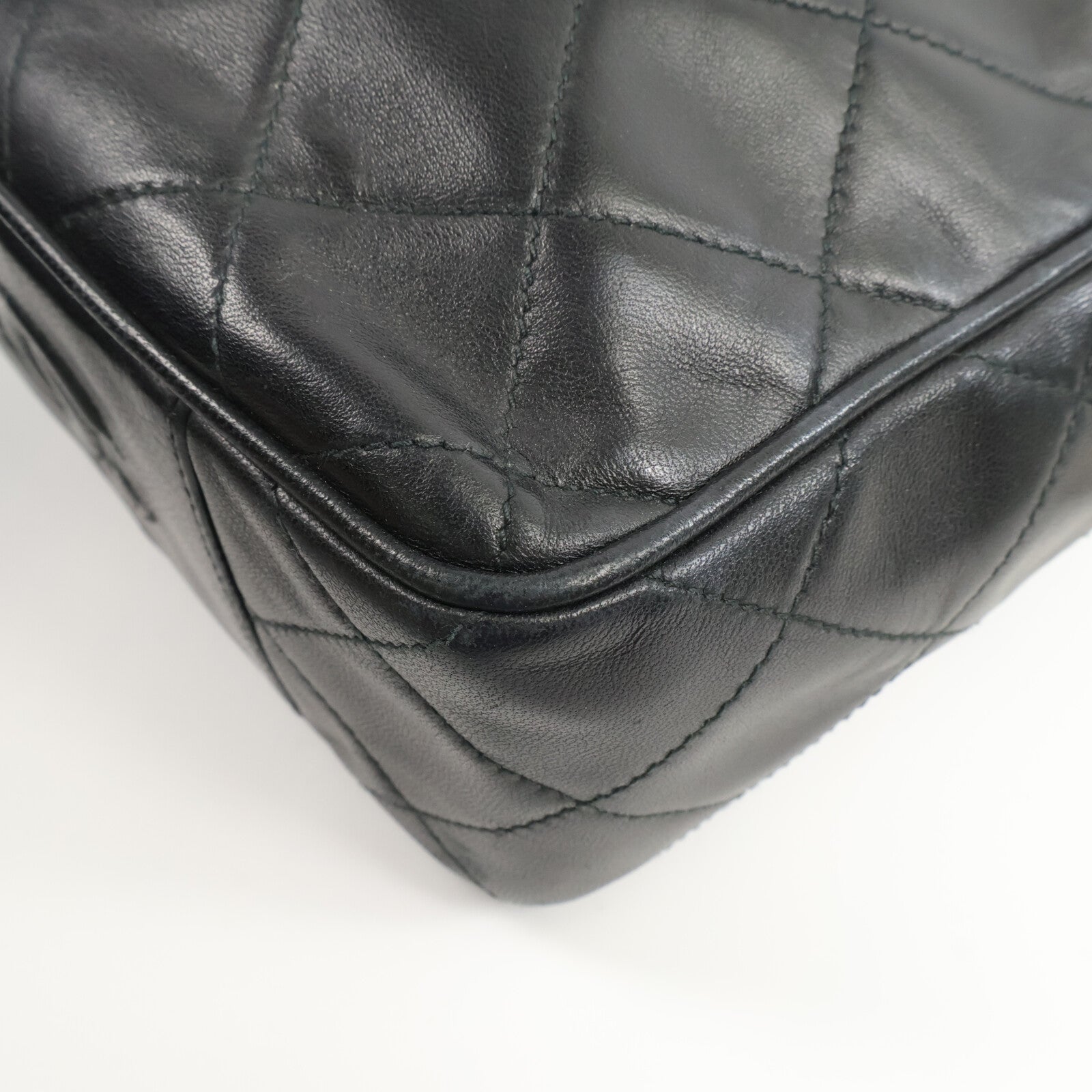 CHANEL 羊皮皮革Vintage Hand Bag手挽袋