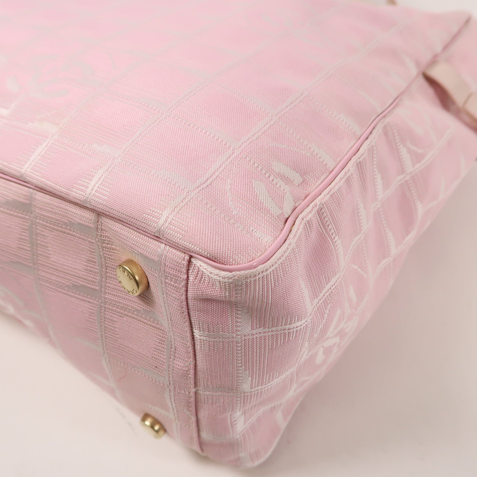 CHANEL 【激減優惠】尼龍New Travel Line Tote金扣手挽袋/肩背袋