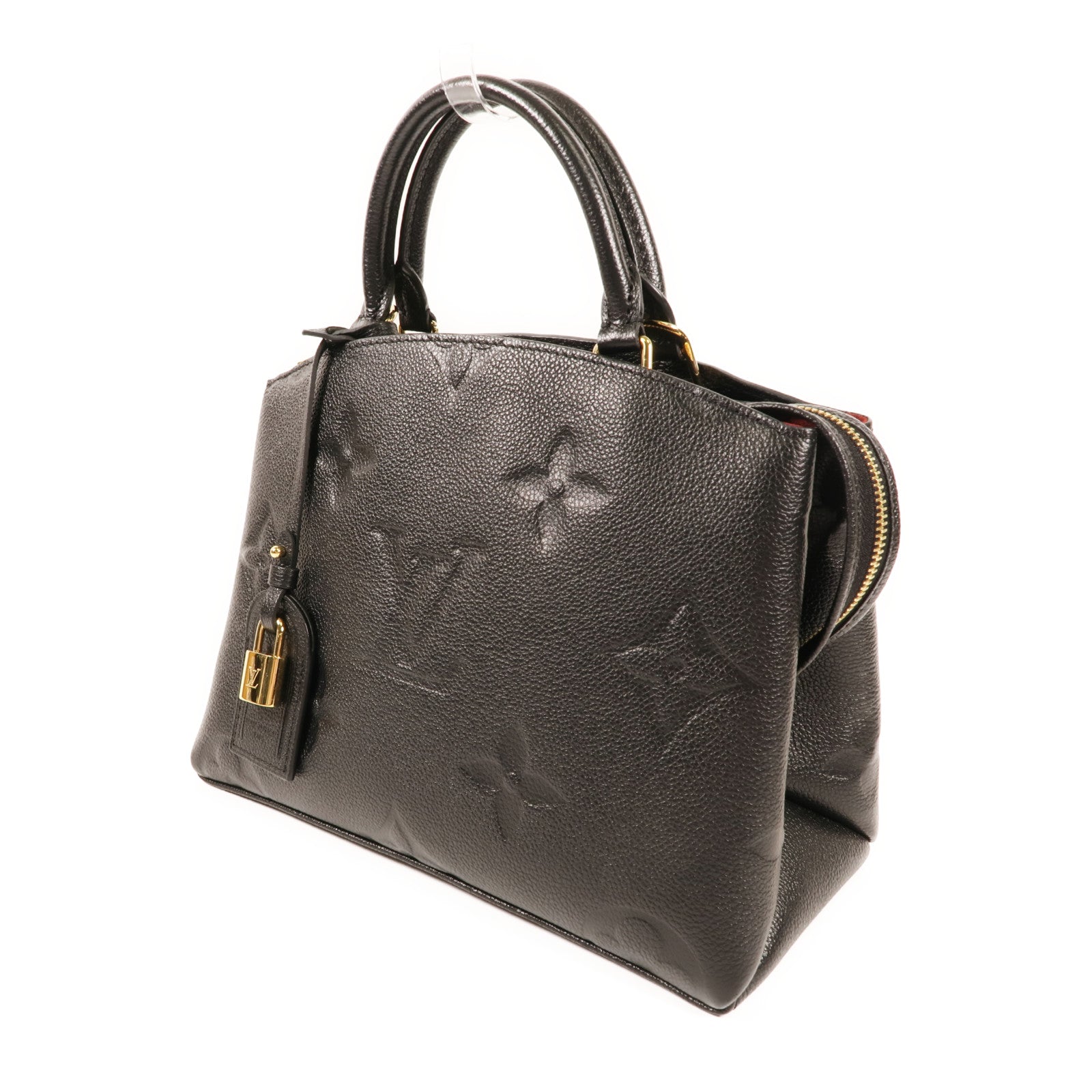 LOUIS VUITTON Monogram Empreinte Petit Palais金扣手挽肩背兩用袋