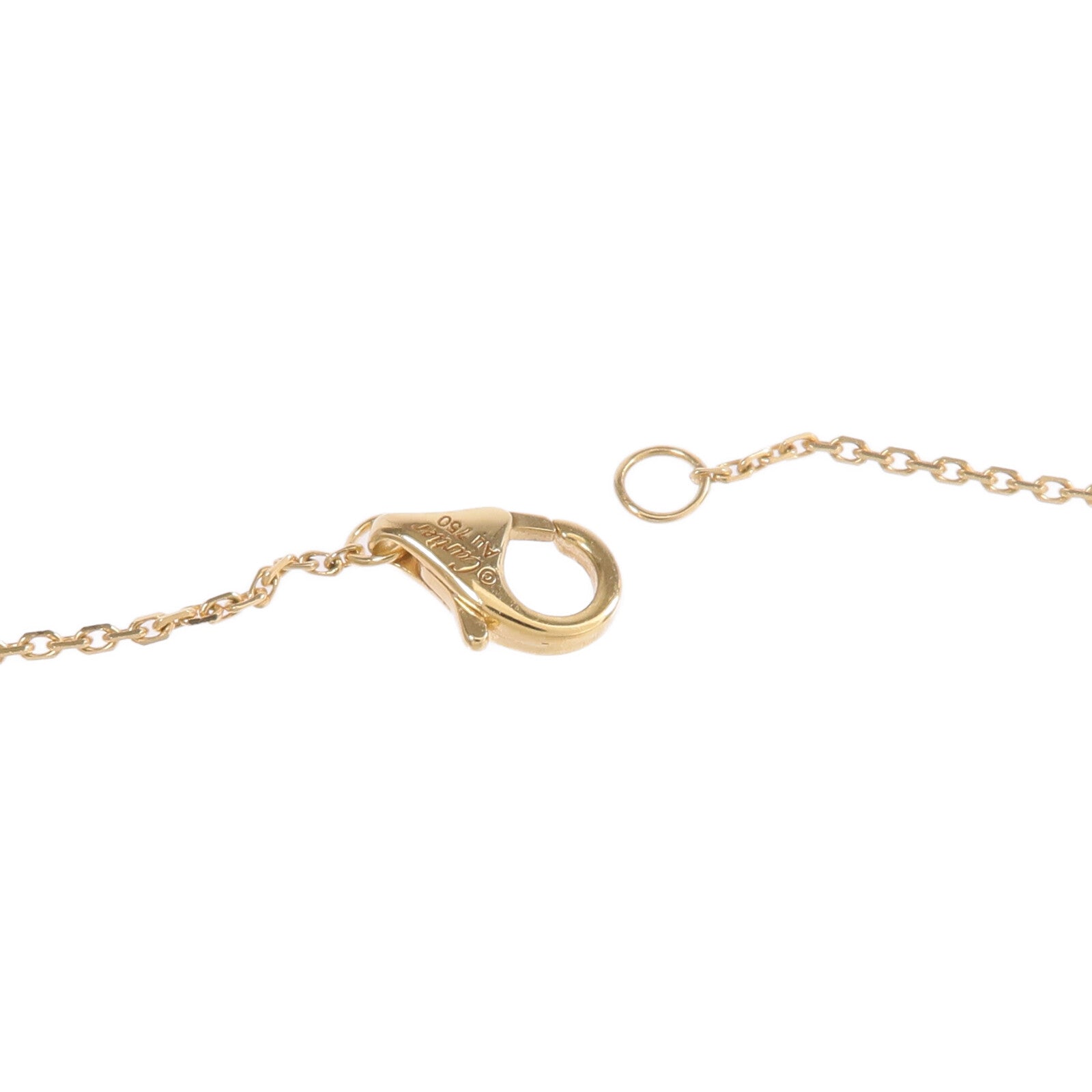 CARTIER 18K黃金Amulette de Cartier Necklace珍珠母貝/鑽石項鍊
