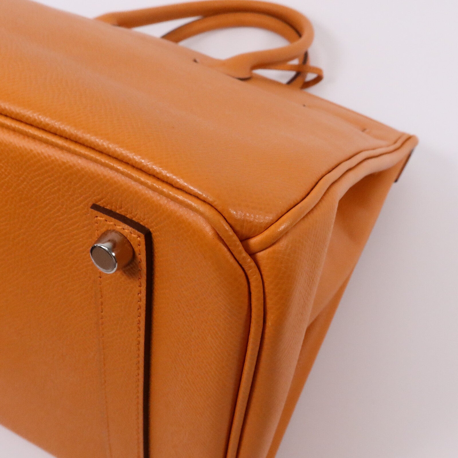 HERMES Epsom皮革Birkin 35手挽袋Orange
