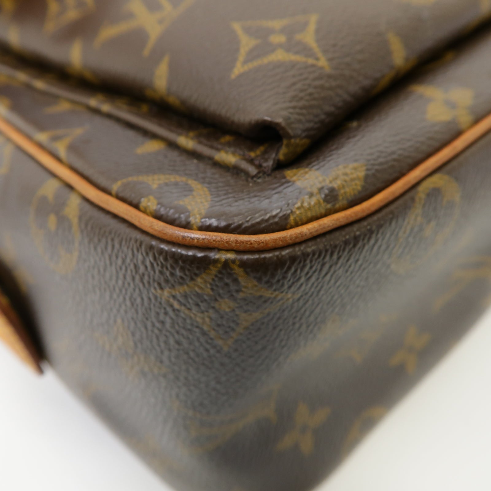 LOUIS VUITTON 【激減優惠】Monogram Viva Cite GM金扣肩背袋啡色