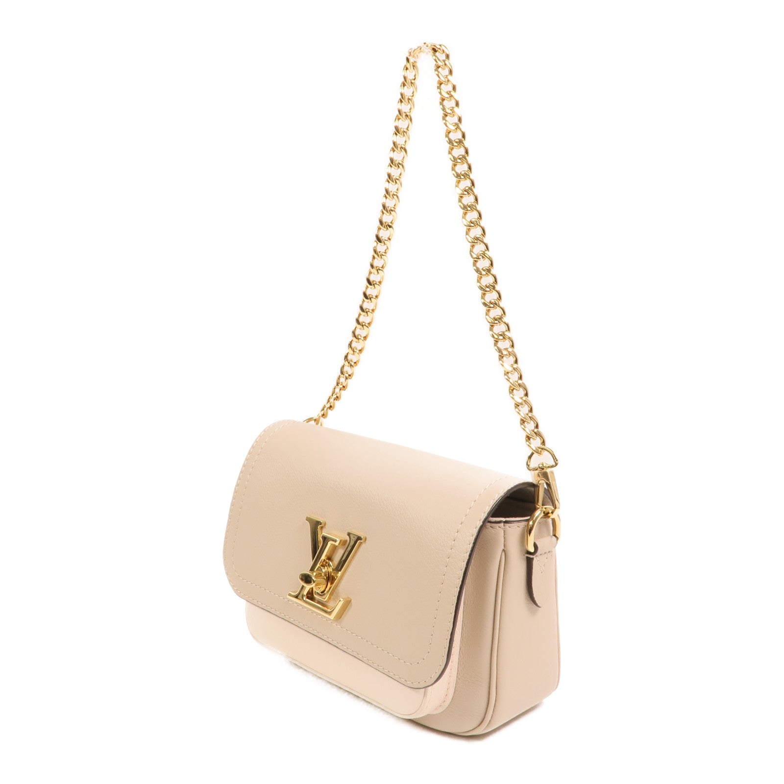LOUIS VUITTON 【激減優惠】牛皮皮革Lockme Tender金扣手挽肩背兩用袋