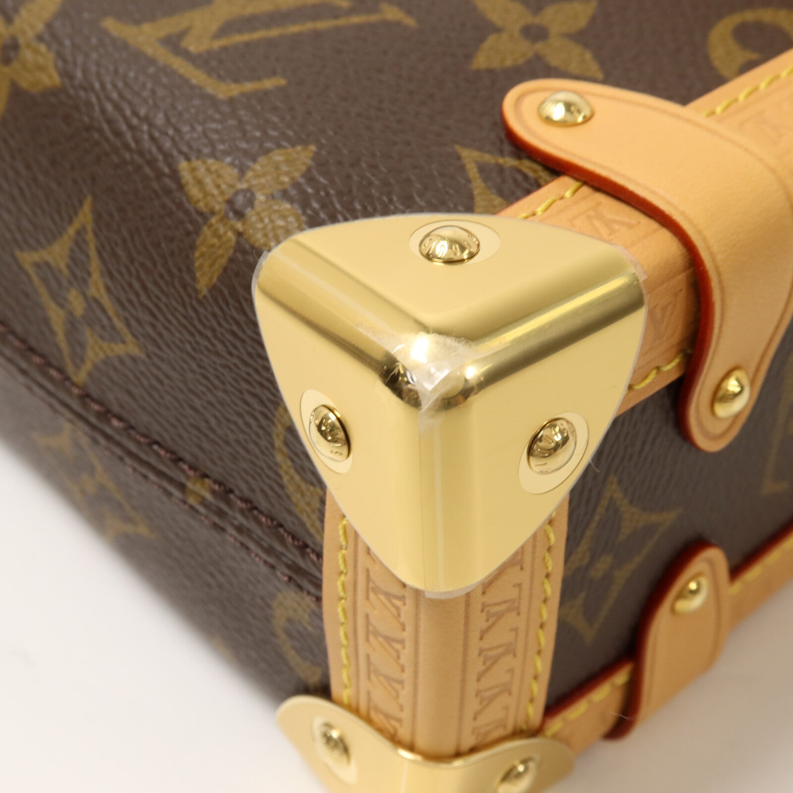 LOUIS VUITTON Monogram Side Trunk PM手挽肩背兩用袋