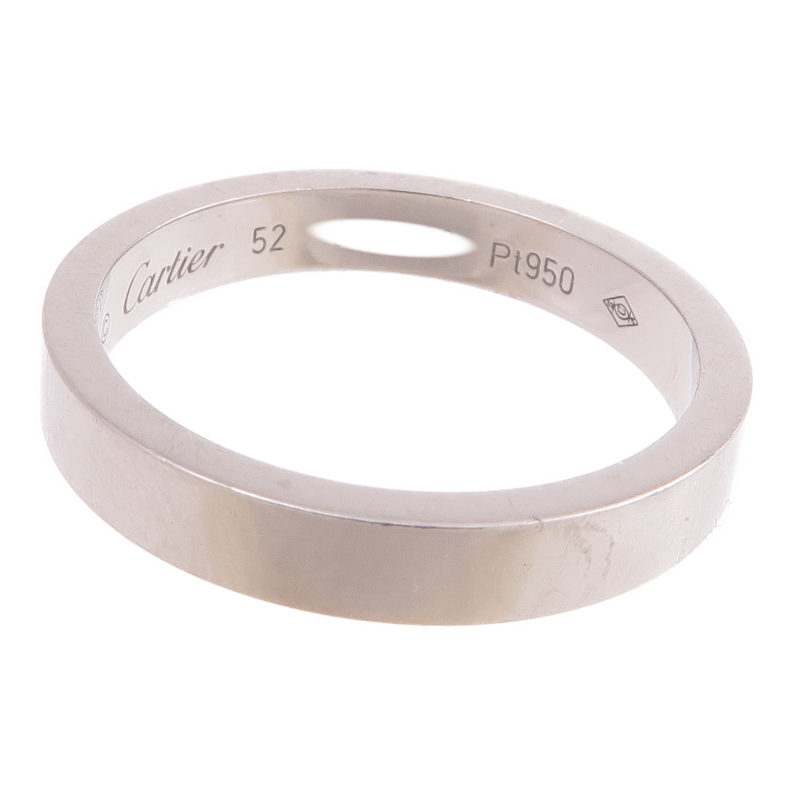 CARTIER 【激減優惠】PT950鉑金Love Wedding Ring戒指Cartier#52/US#6