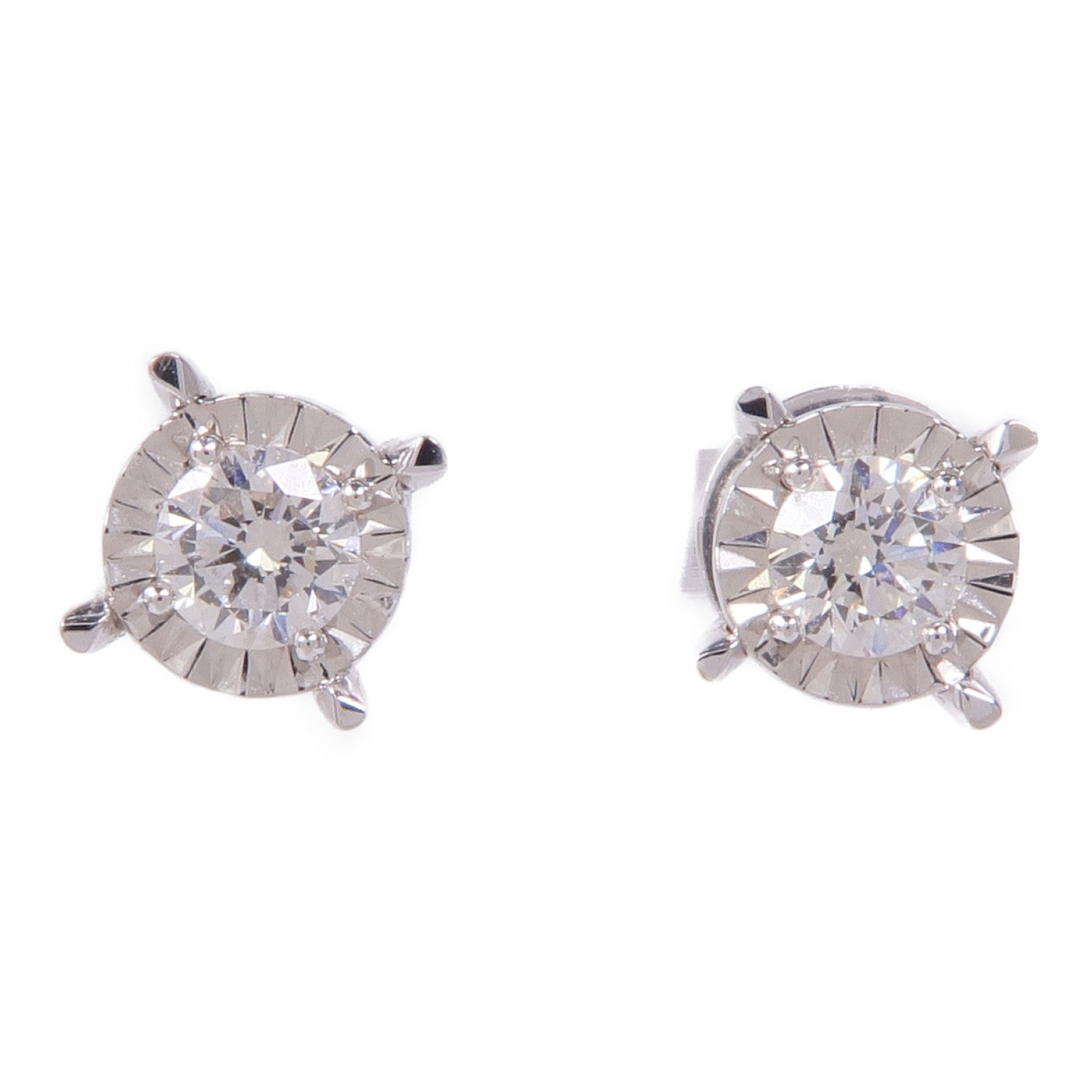 JEWELRY 18K白金Diamond Earrings鑽石耳環