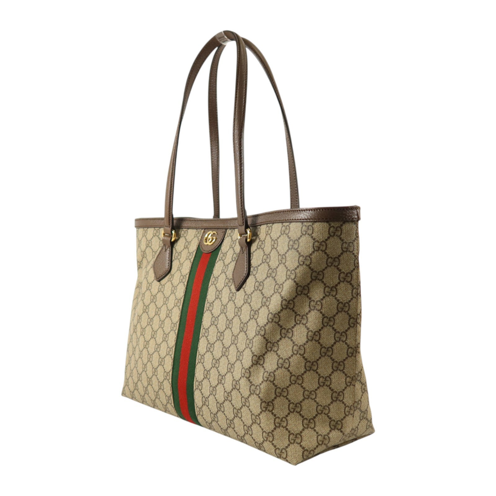 GUCCI 塗層帆布Ophidia GG Medium金扣肩背袋