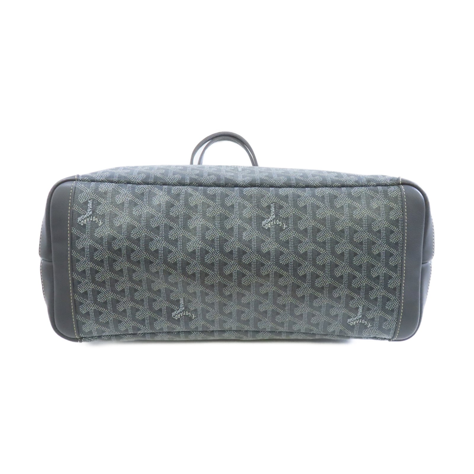 GOYARD 塗層帆布Tote Bag銀扣手挽袋灰色