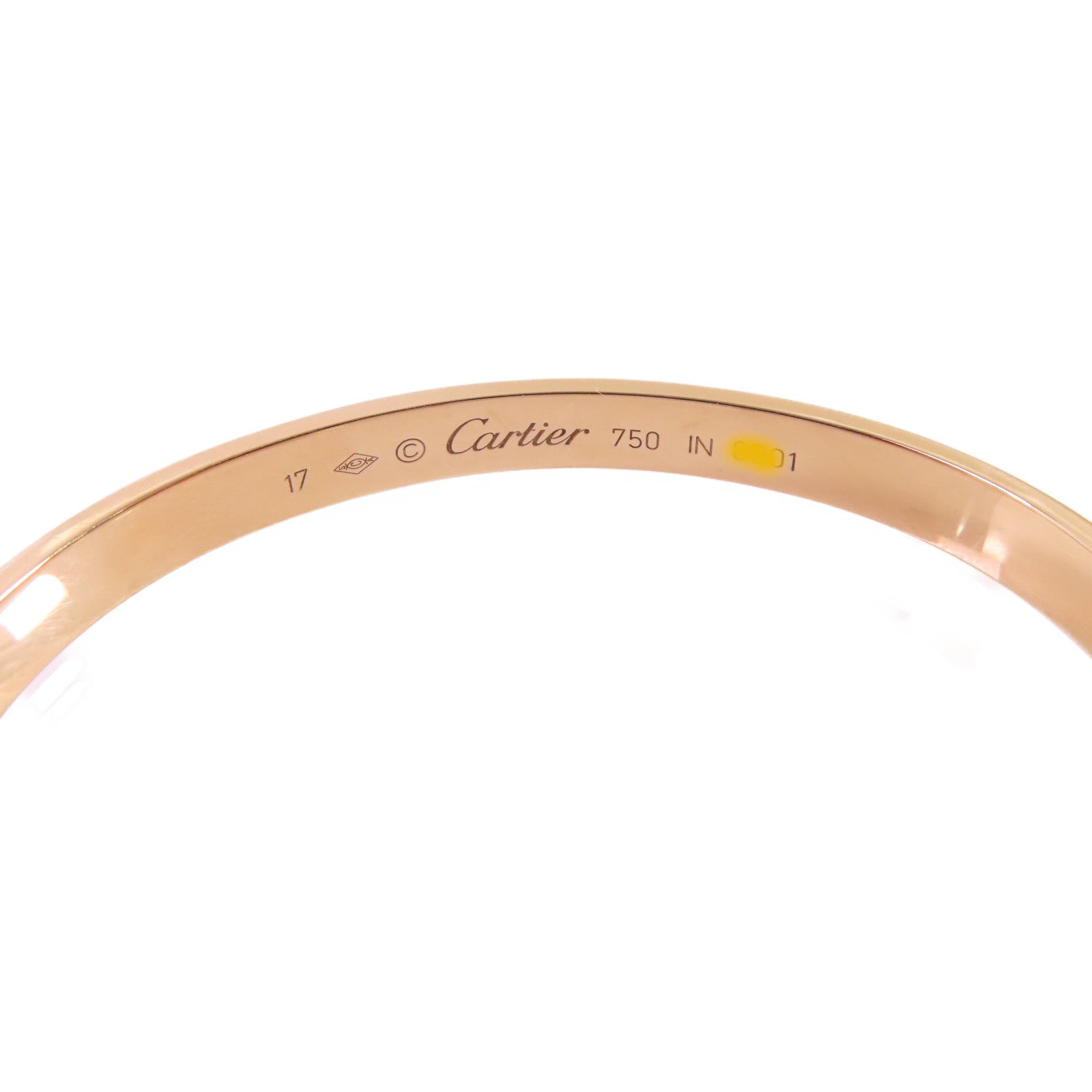 CARTIER 18K玫瑰金Love Bracelet手鐲