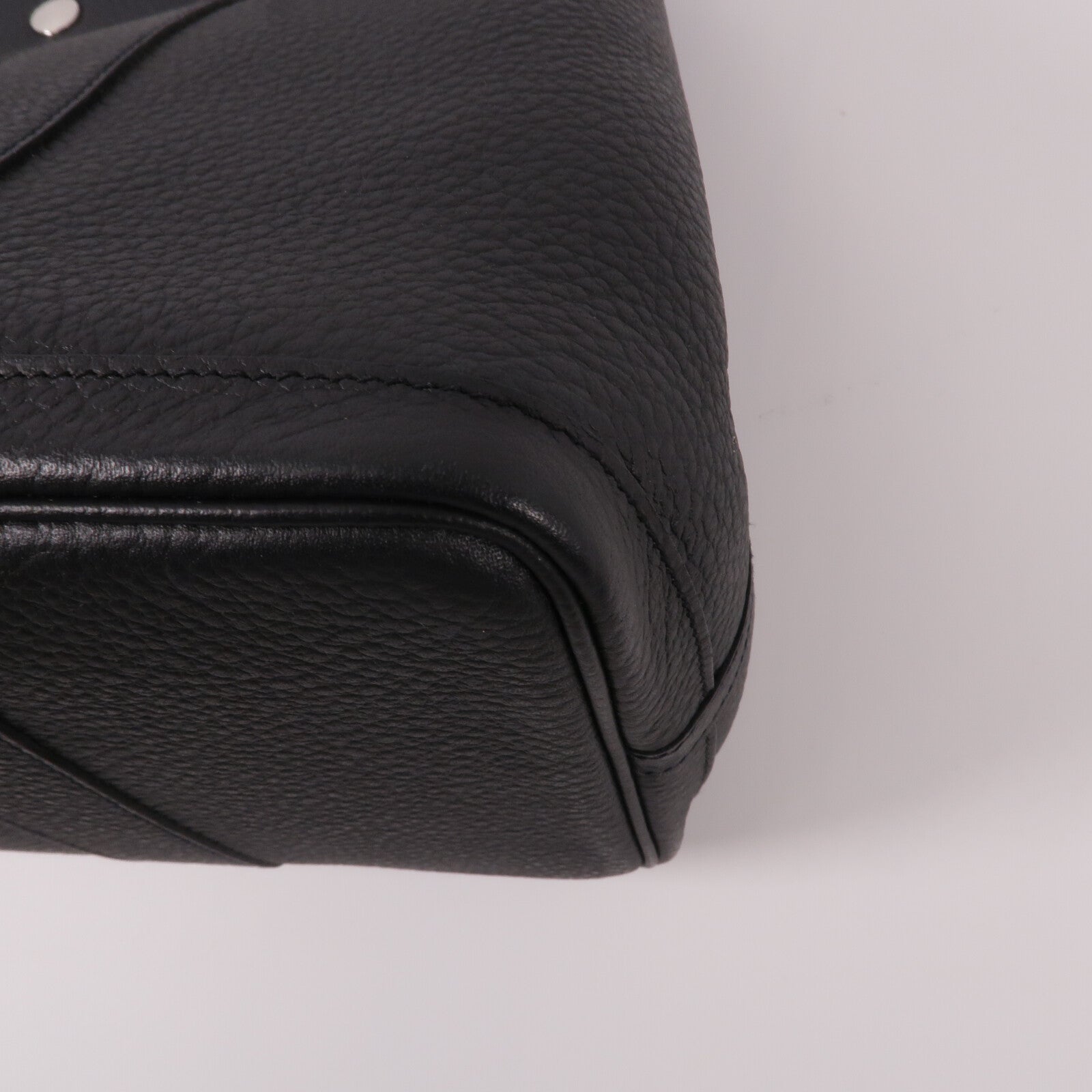 HERMES Negonda皮革Garden Party PM手挽袋Noir