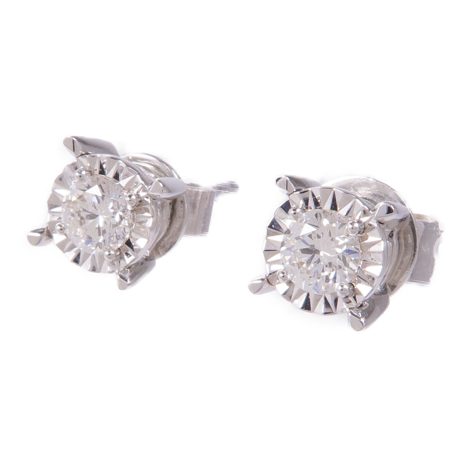 JEWELRY 18K白金Diamond Earrings鑽石耳環