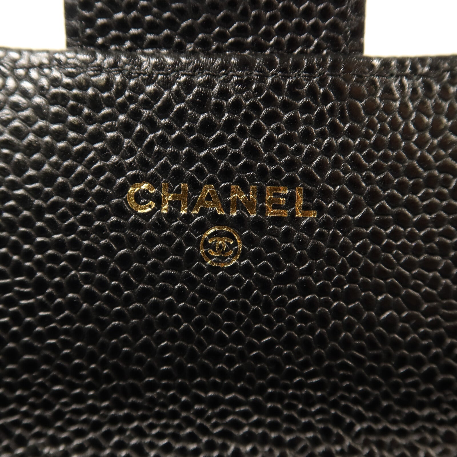 CHANEL 牛皮皮革Classic Long Wallet金扣長錢包