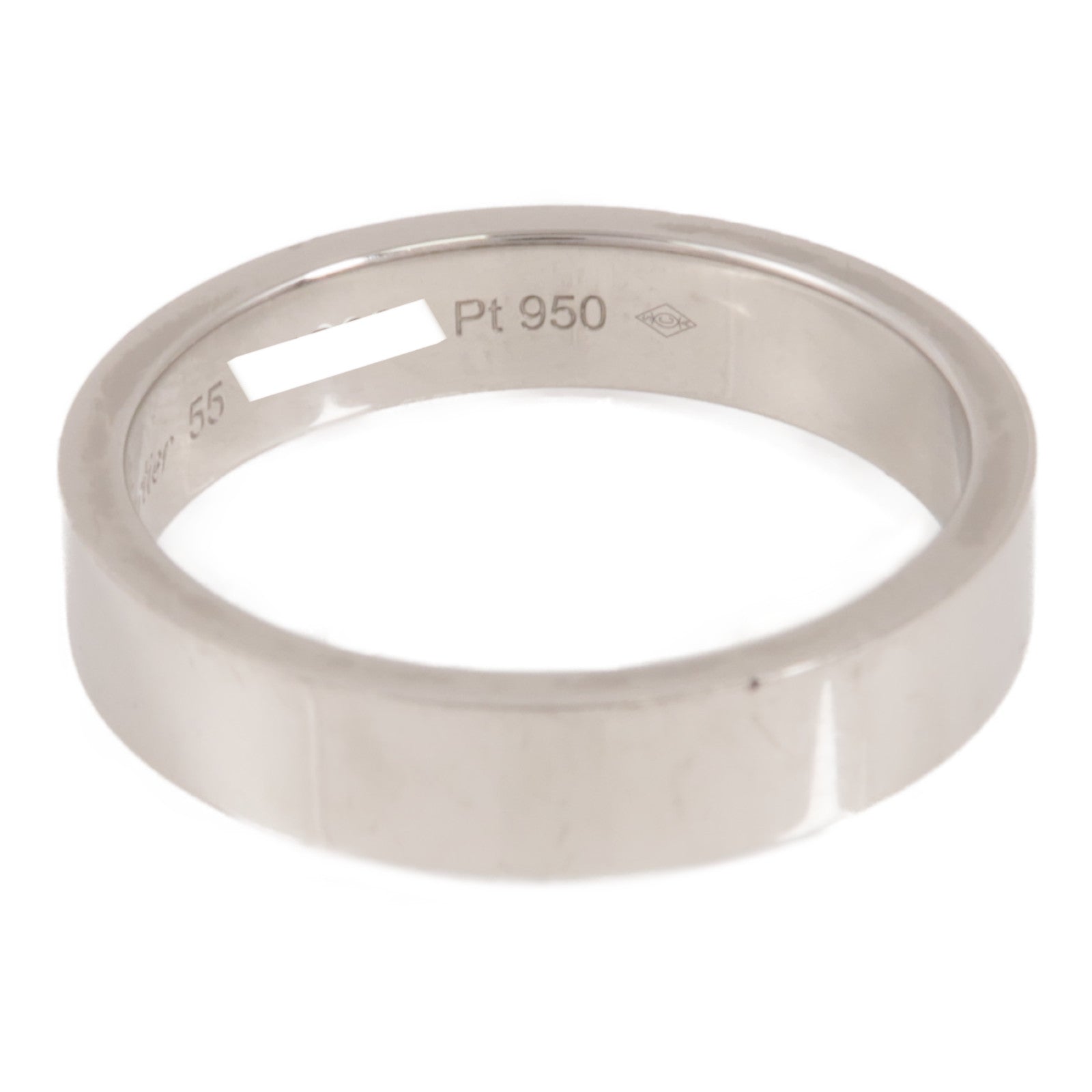 CARTIER 【激減優惠】PT950鉑金Ring戒指Cartier#55/US#7