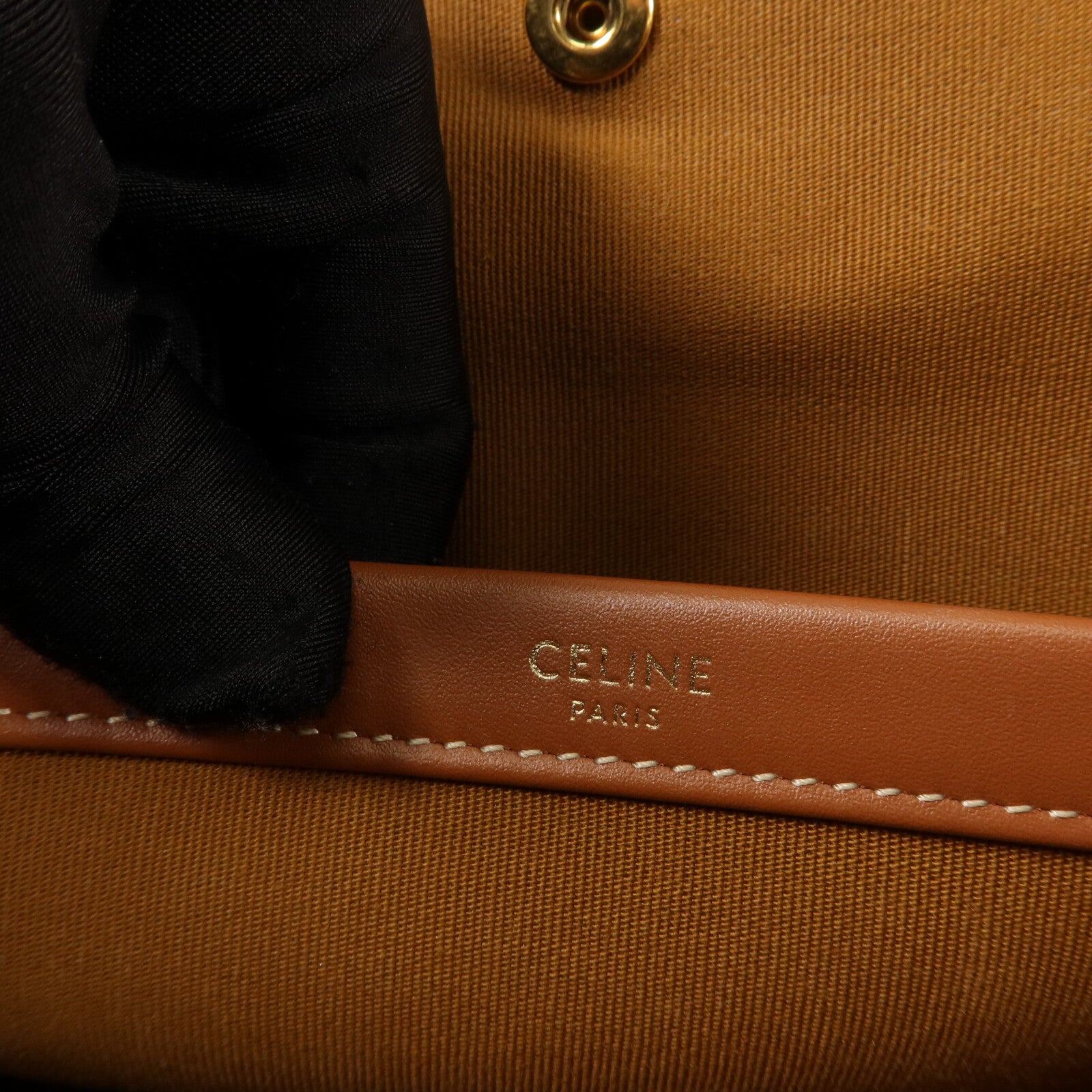 CELINE 牛皮皮革Mini Horizontal Cabas手挽肩背兩用袋