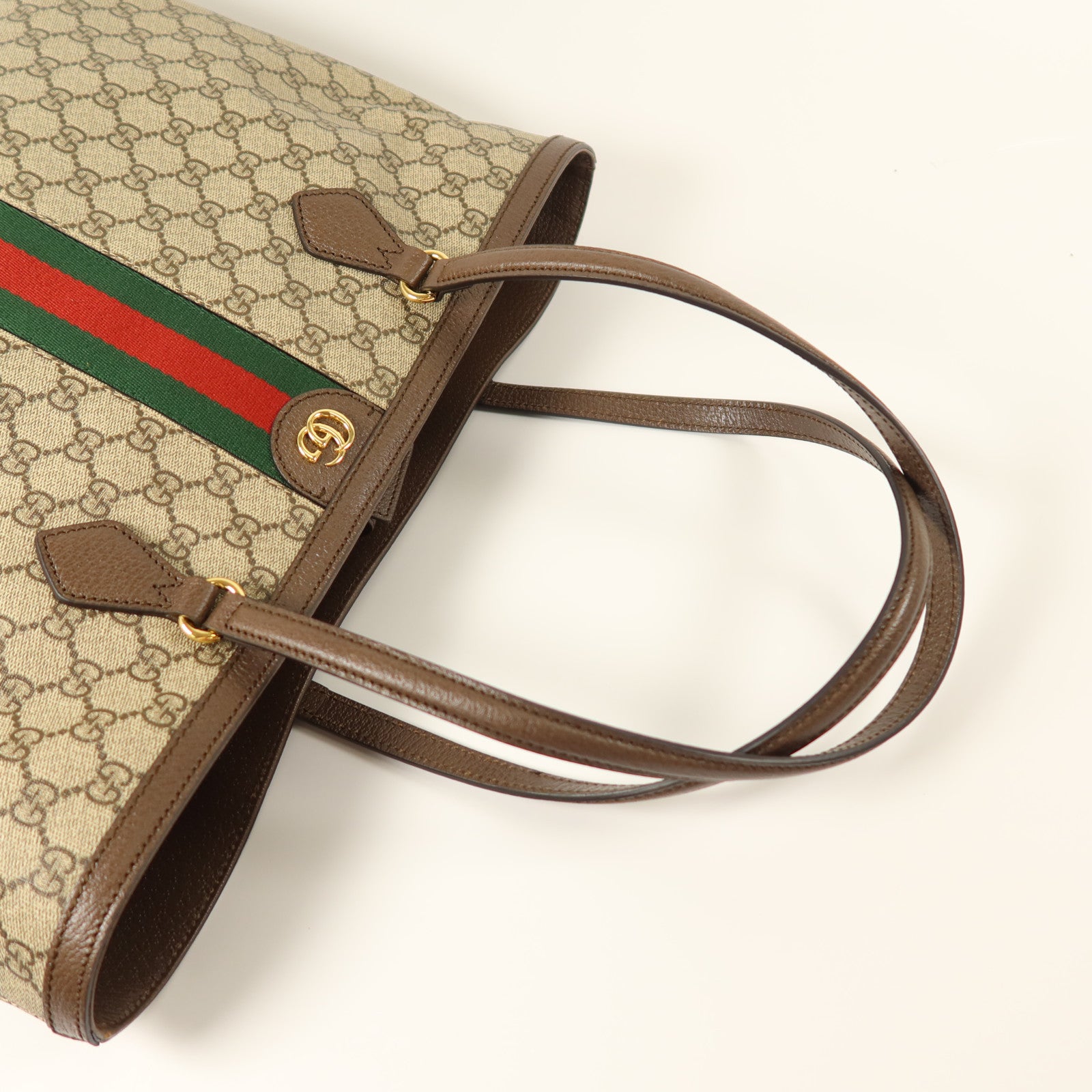 GUCCI 塗層帆布Ophidia GG Medium金扣肩背袋