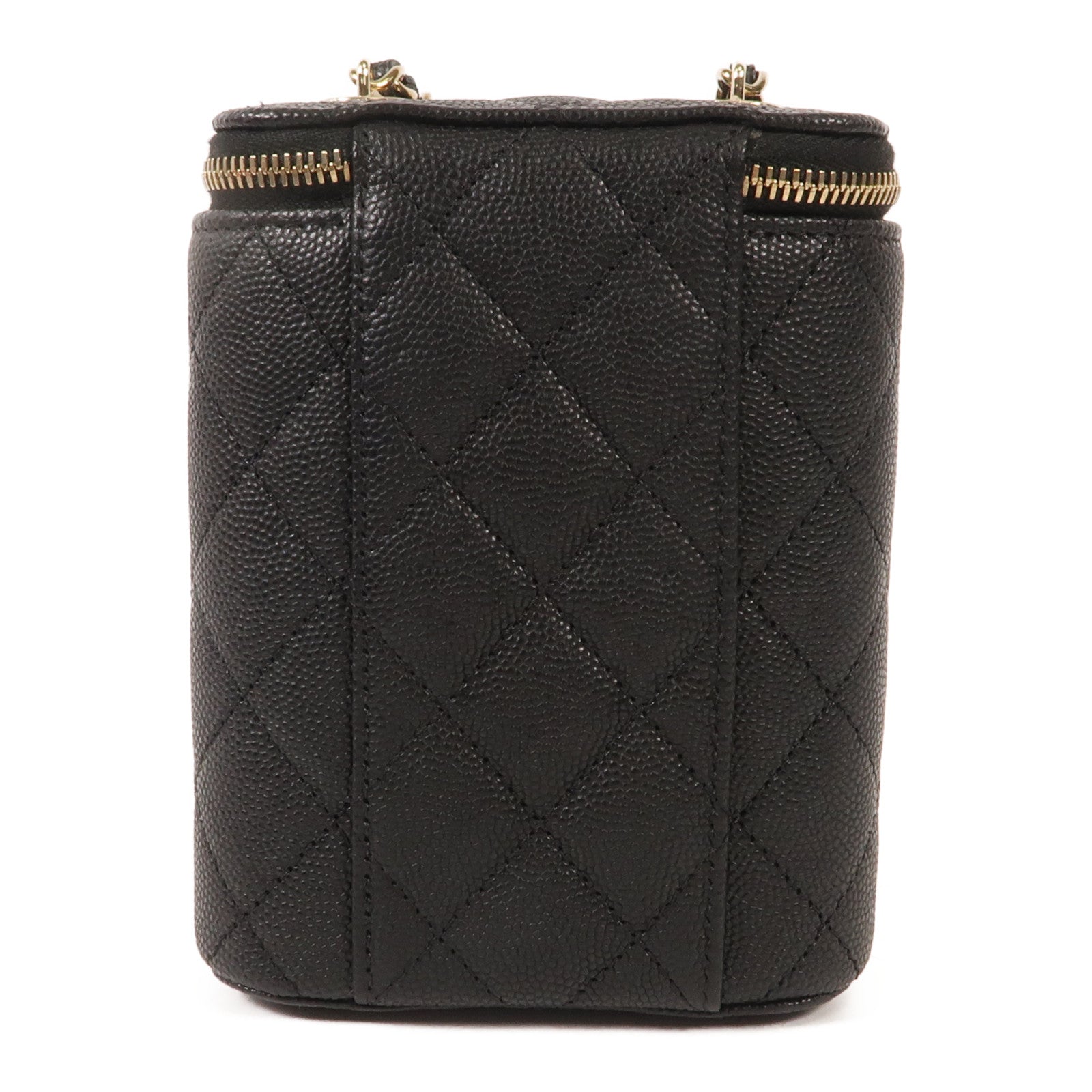 CHANEL 牛皮皮革Mini Gigarette Box金扣鏈帶肩背袋