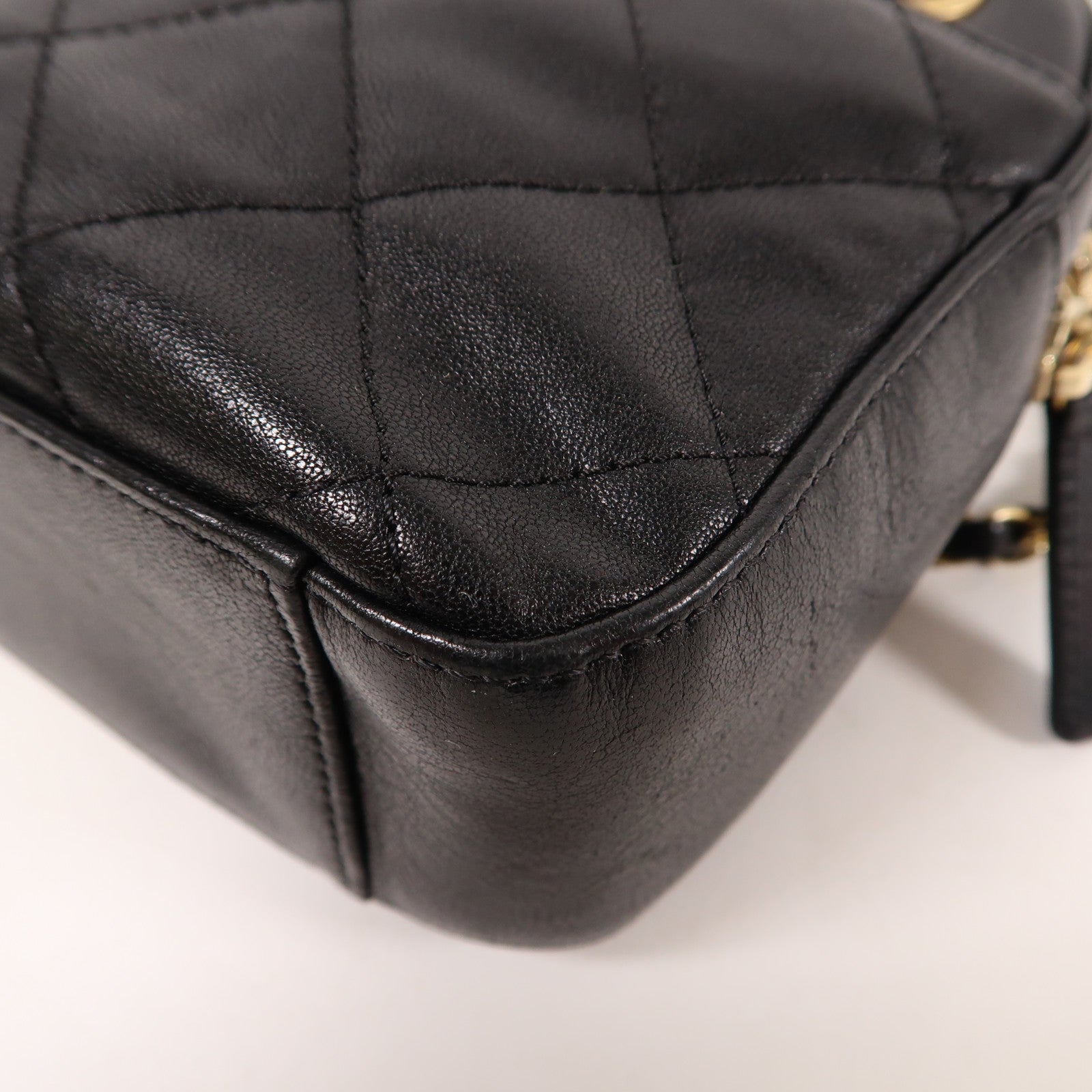 CHANEL 牛皮皮革Chanel 19 Camera金扣鏈帶肩背袋
