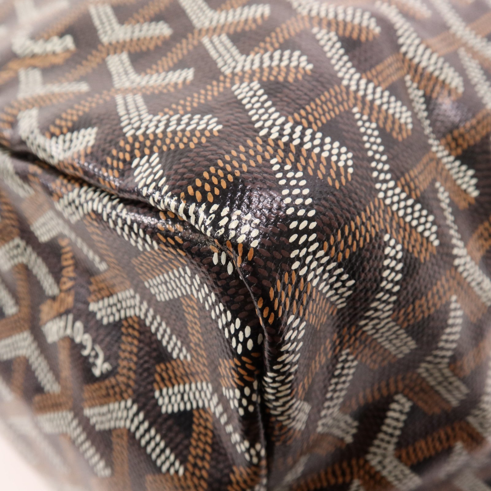 GOYARD 塗層帆布Saint Louis PM銀扣肩背袋