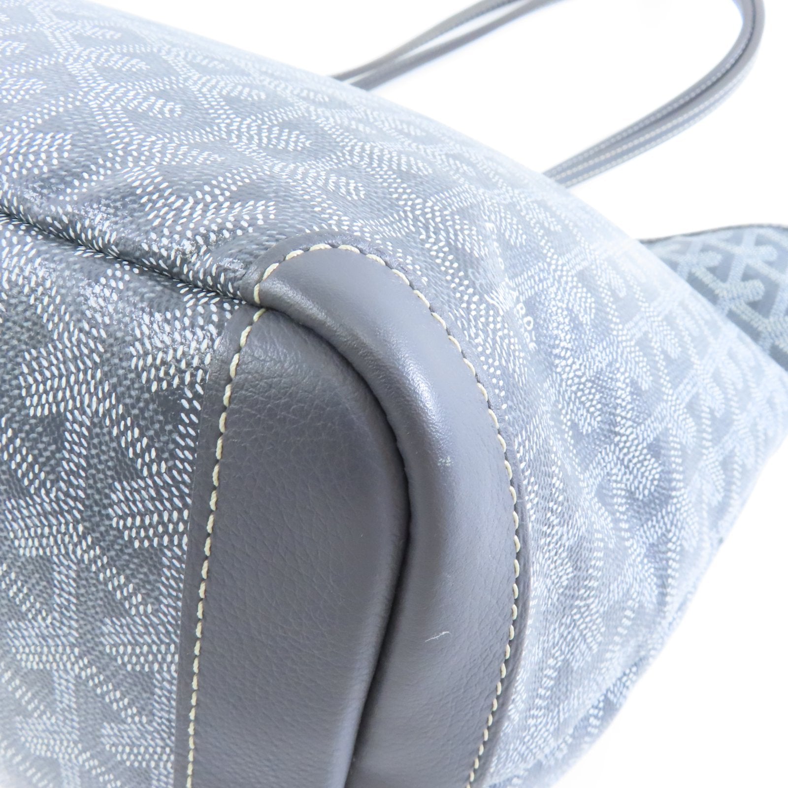 GOYARD 塗層帆布Tote Bag銀扣手挽袋灰色