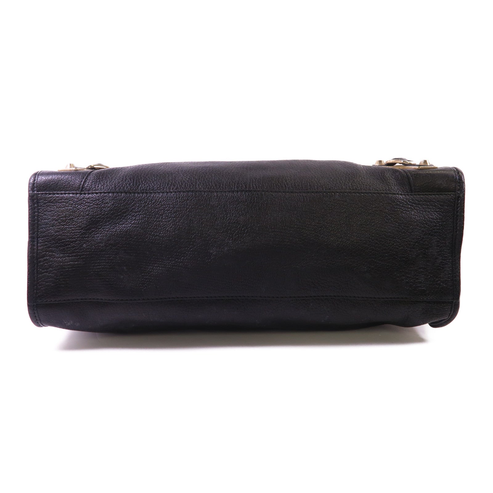 BALENCIAGA Chevre皮革City銀扣手挽肩背兩用袋